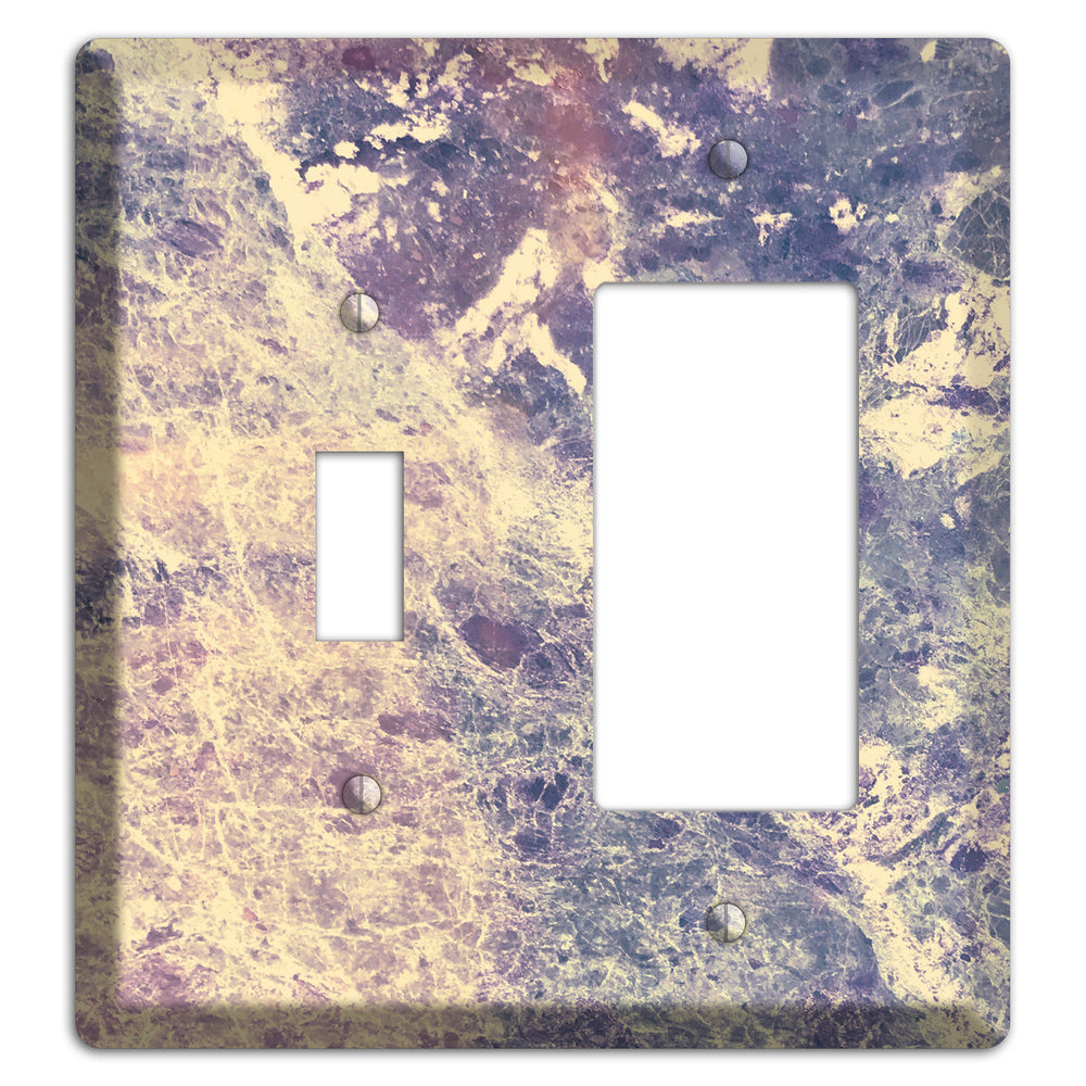 Manatee Marble Toggle / Rocker Wallplate