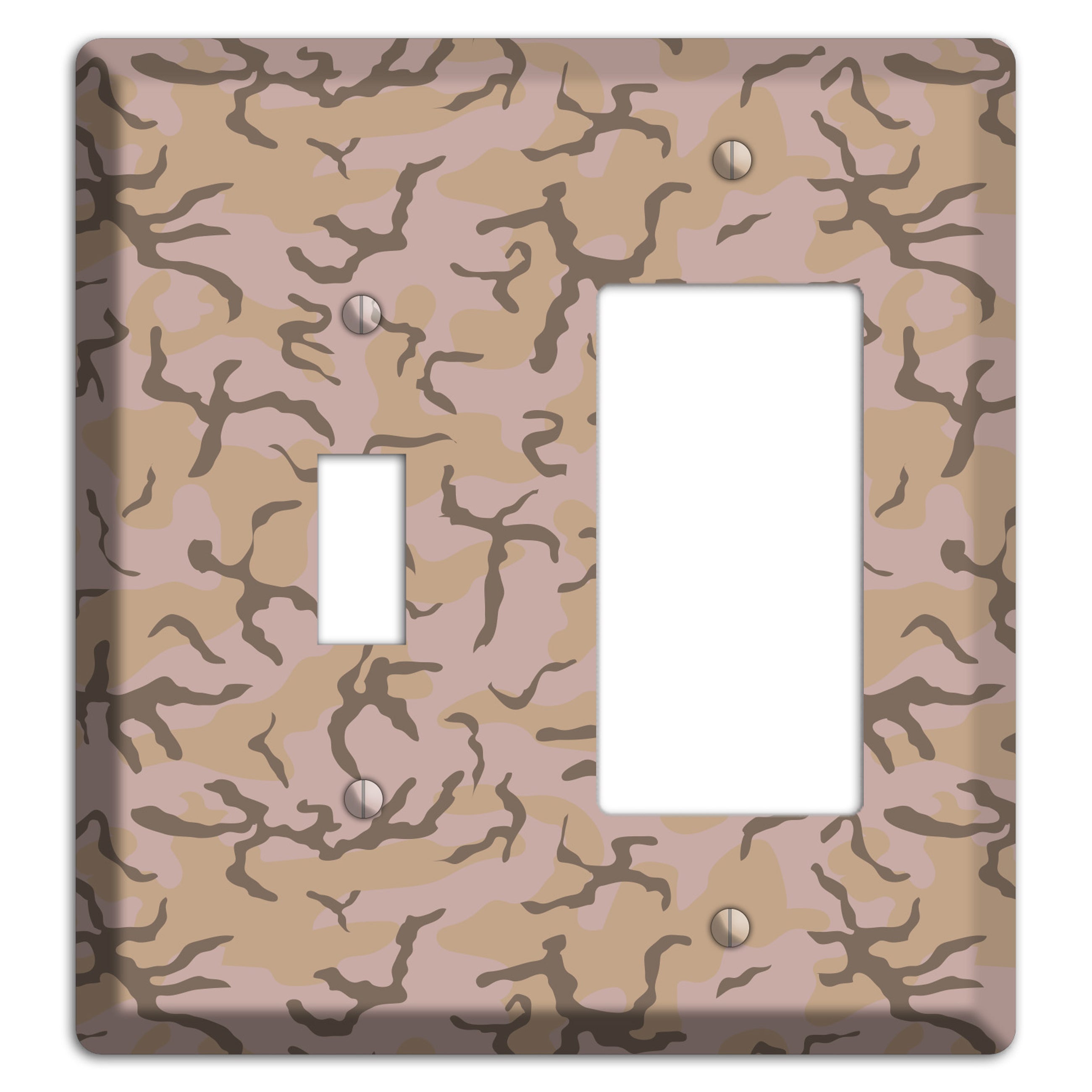 Woodland Camo Toggle / Rocker Wallplate