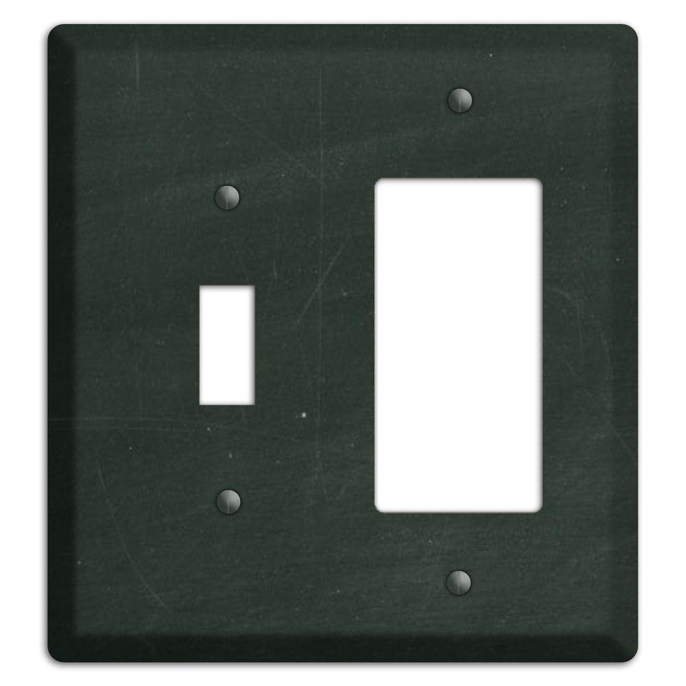Chalk Black Toggle / Rocker Wallplate