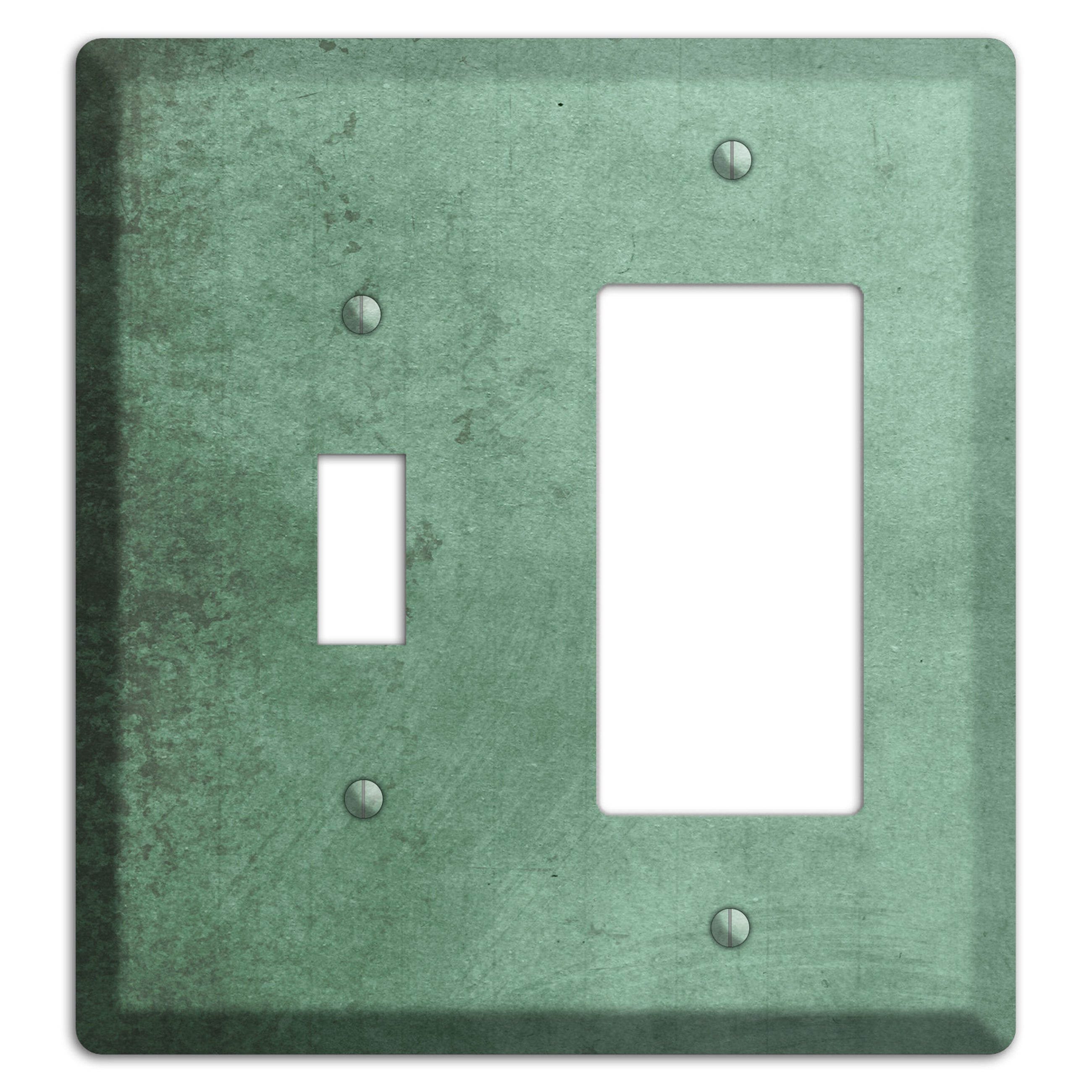 Bay Leaf Vintage Grunge Toggle / Rocker Wallplate