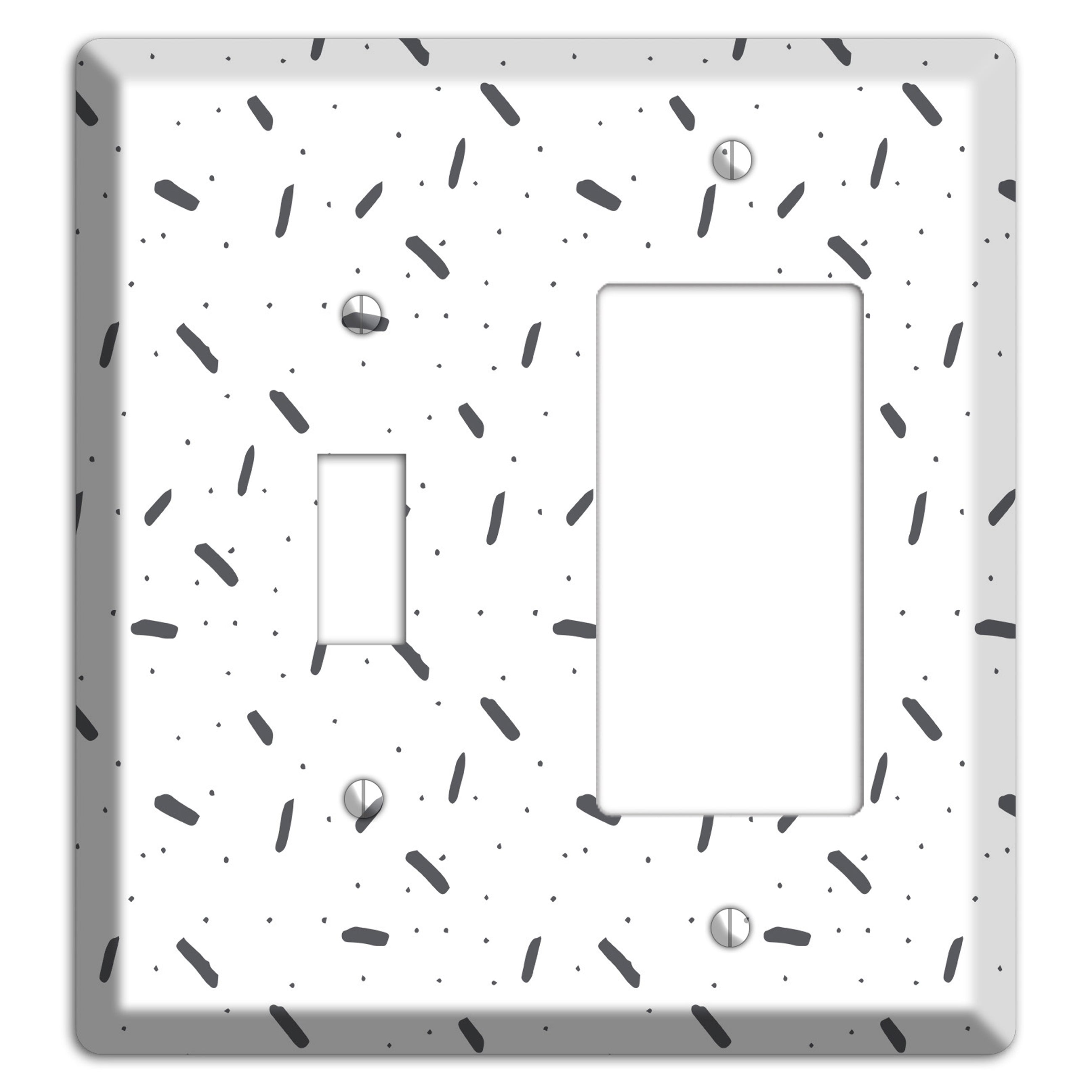Abstract 13 Toggle / Rocker Wallplate