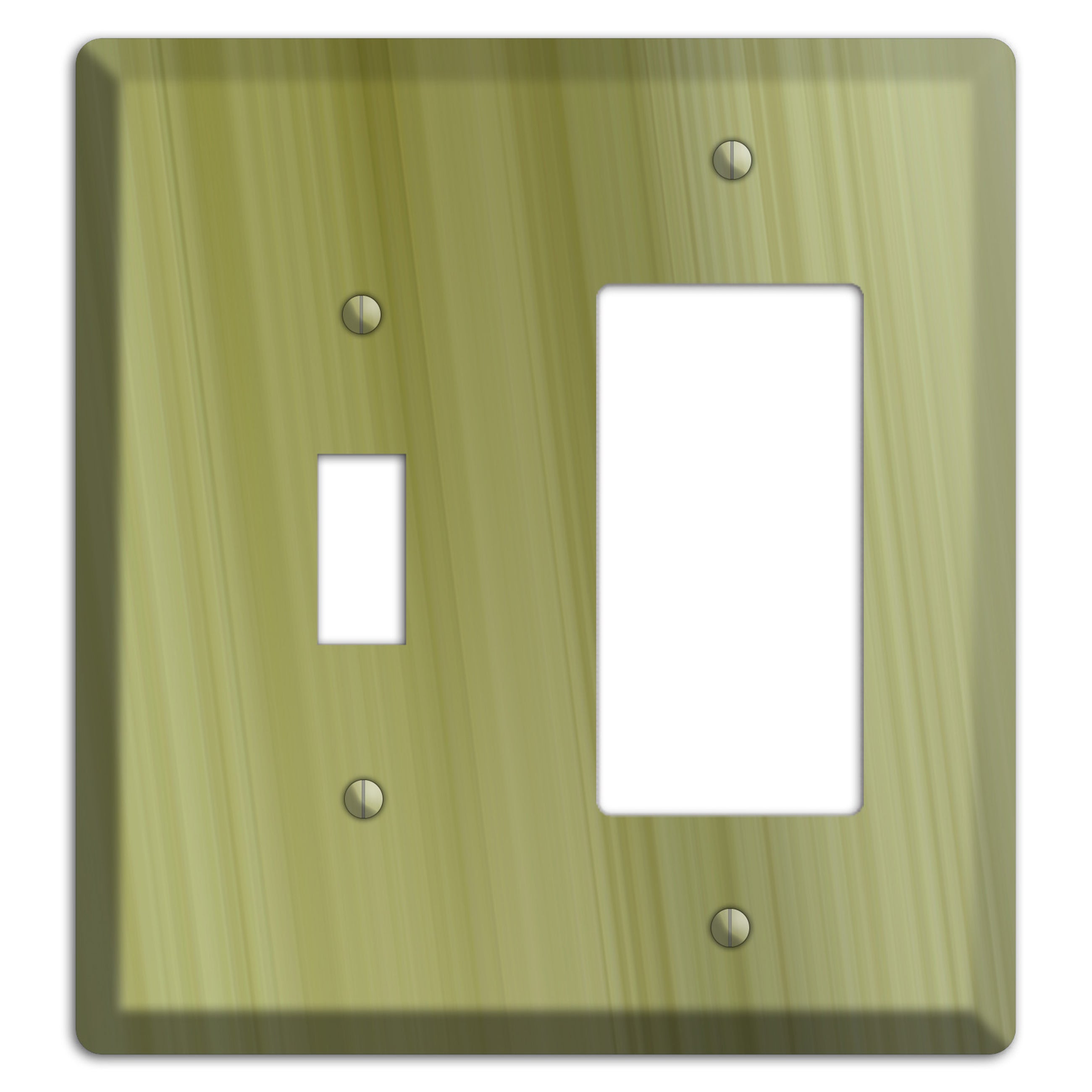 Olive Ray of Light Toggle / Rocker Wallplate