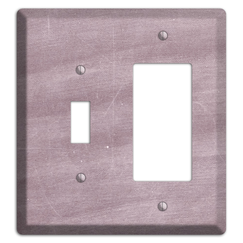 Chalk Light Maroon Toggle / Rocker Wallplate