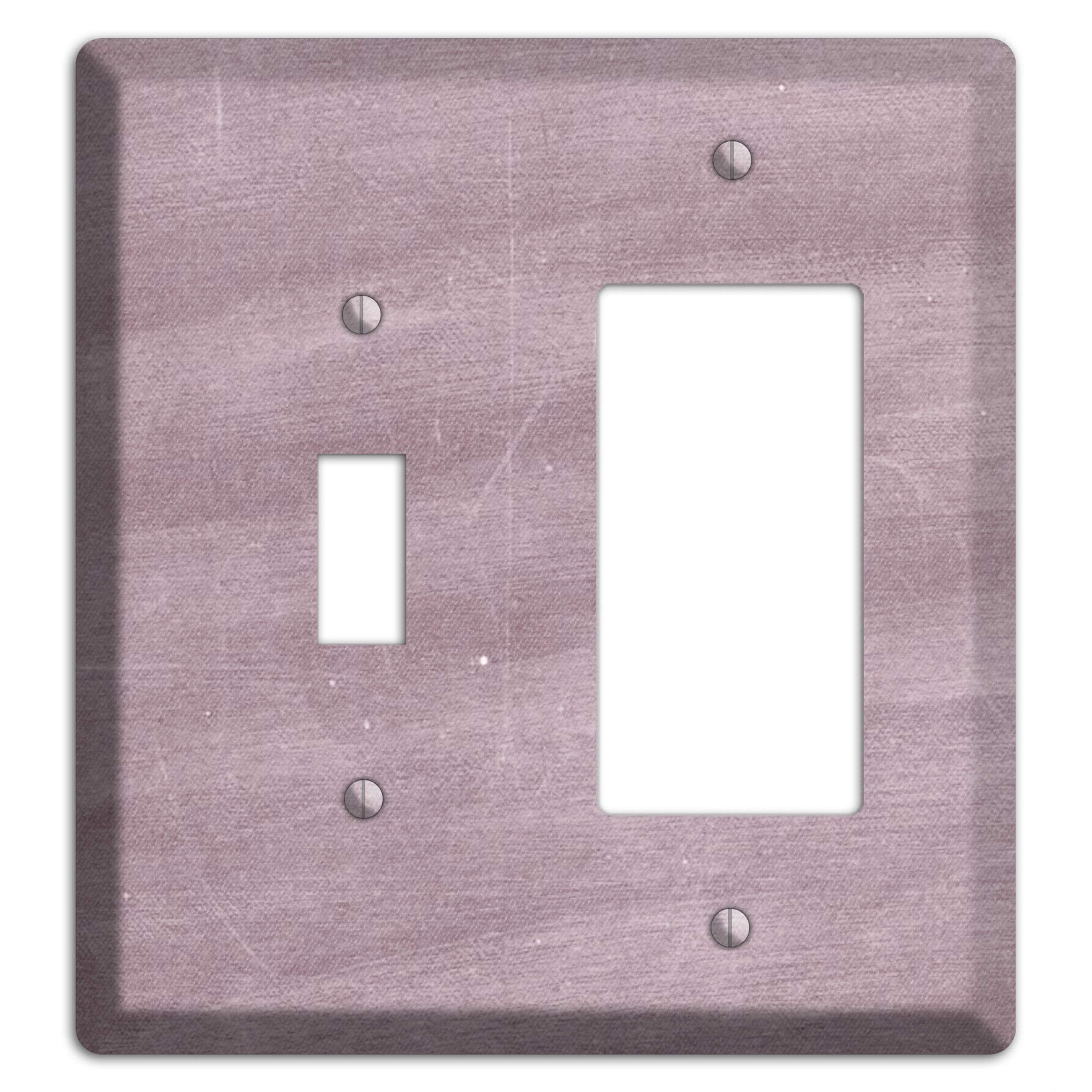 Chalk Light Maroon Toggle / Rocker Wallplate