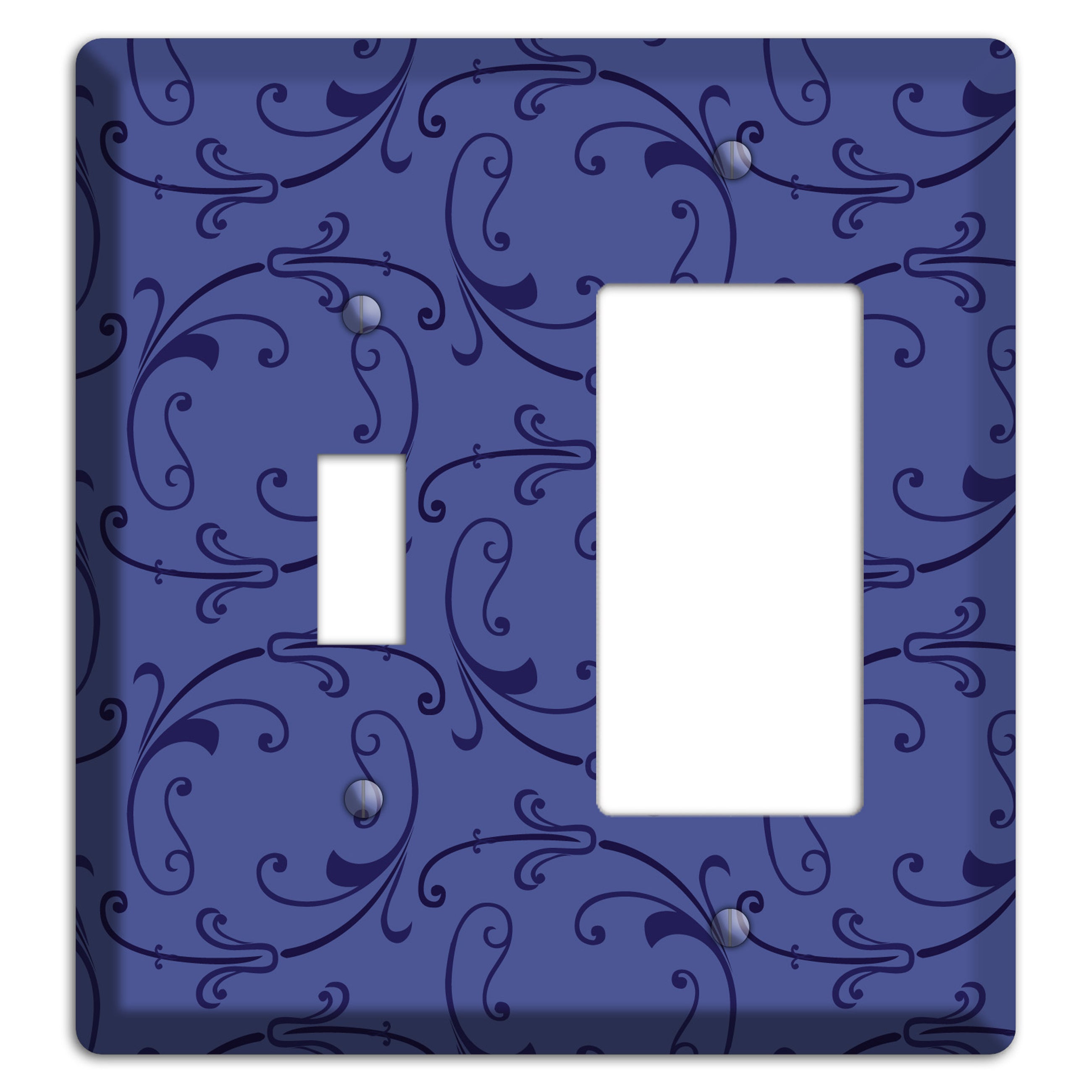 Green and Brown Argyle Toggle / Rocker Wallplate