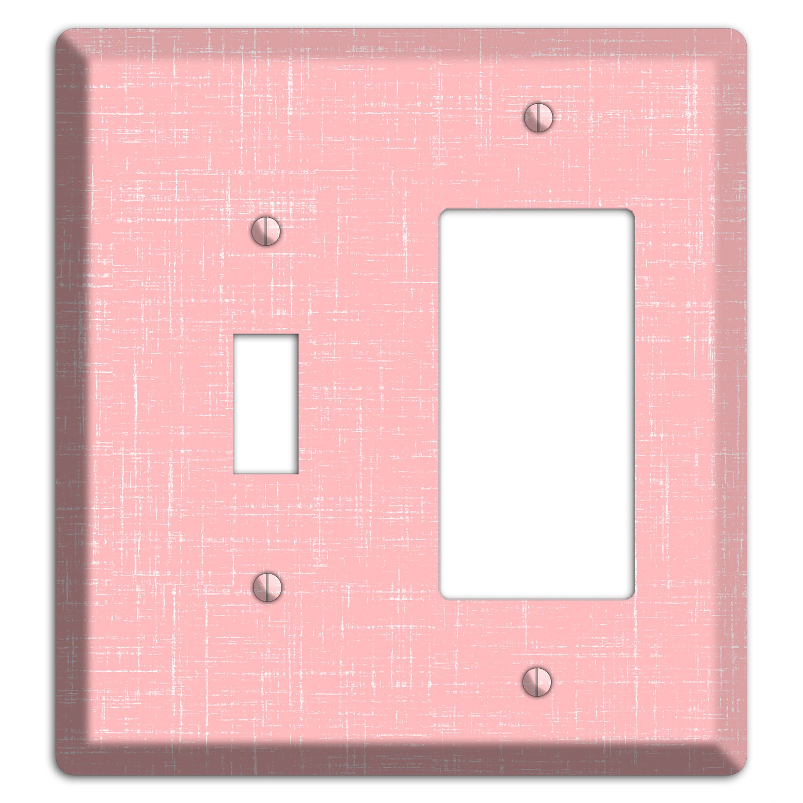 Amber Soft Coral Toggle / Rocker Wallplate