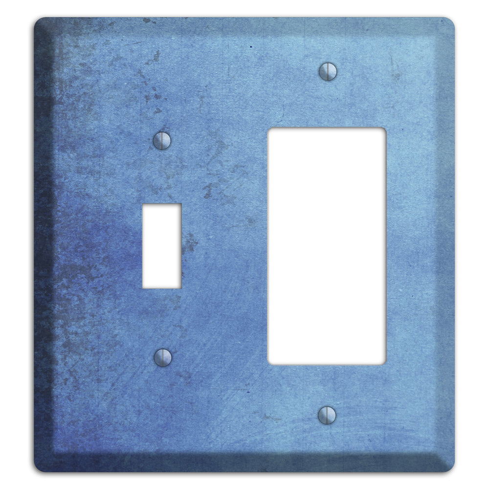 Polo Blue Vintage Grunge Toggle / Rocker Wallplate