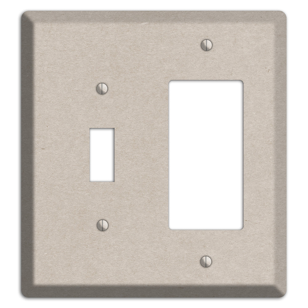 Bison Hide Kraft Toggle / Rocker Wallplate