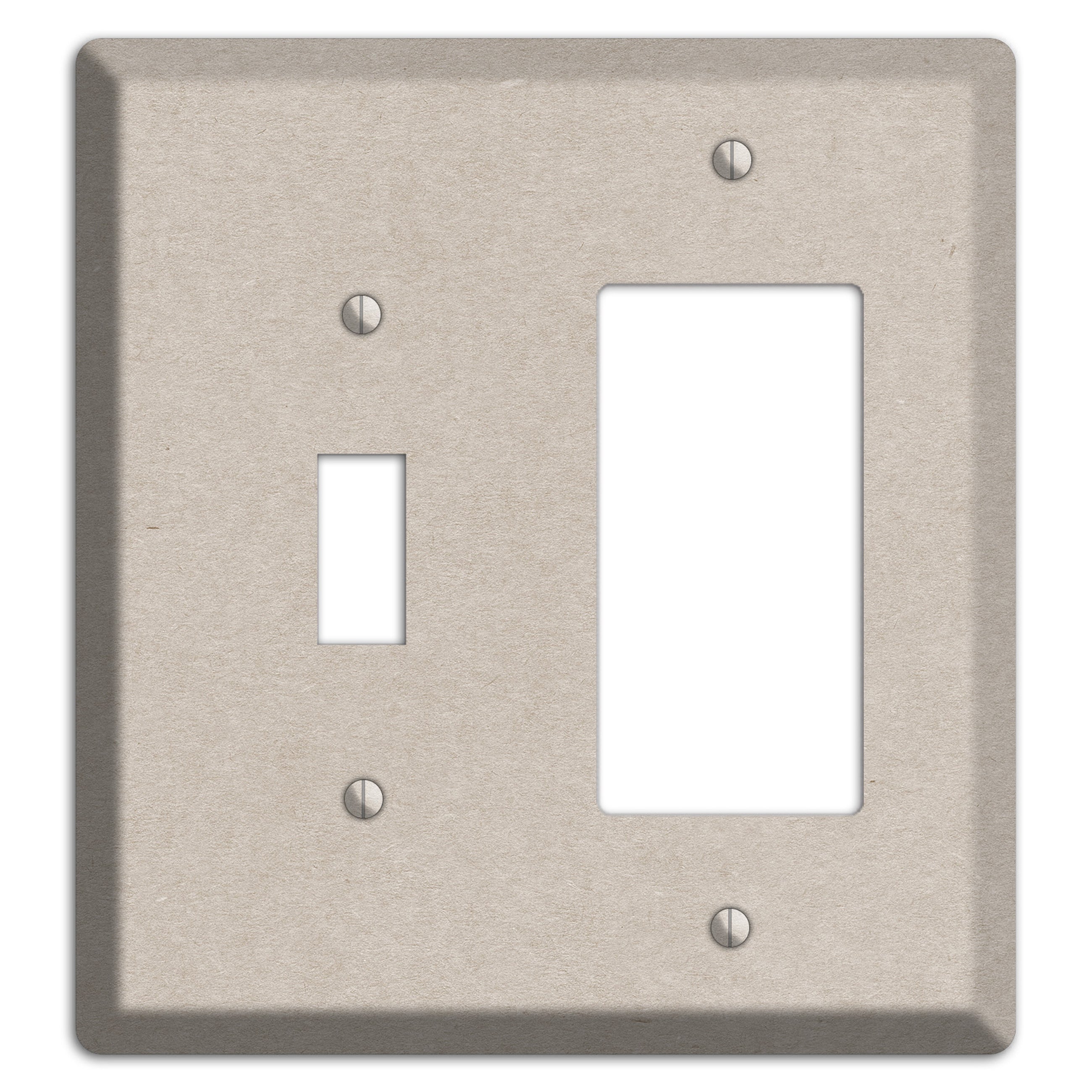 Bison Hide Kraft Toggle / Rocker Wallplate
