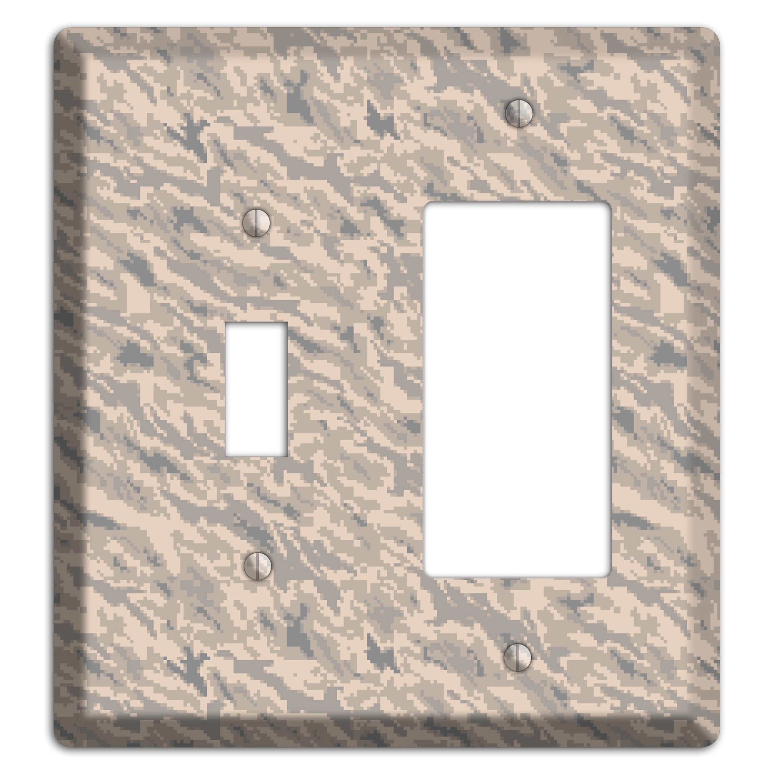 UCAF Tiger Stripe 2 Camo Toggle / Rocker Wallplate