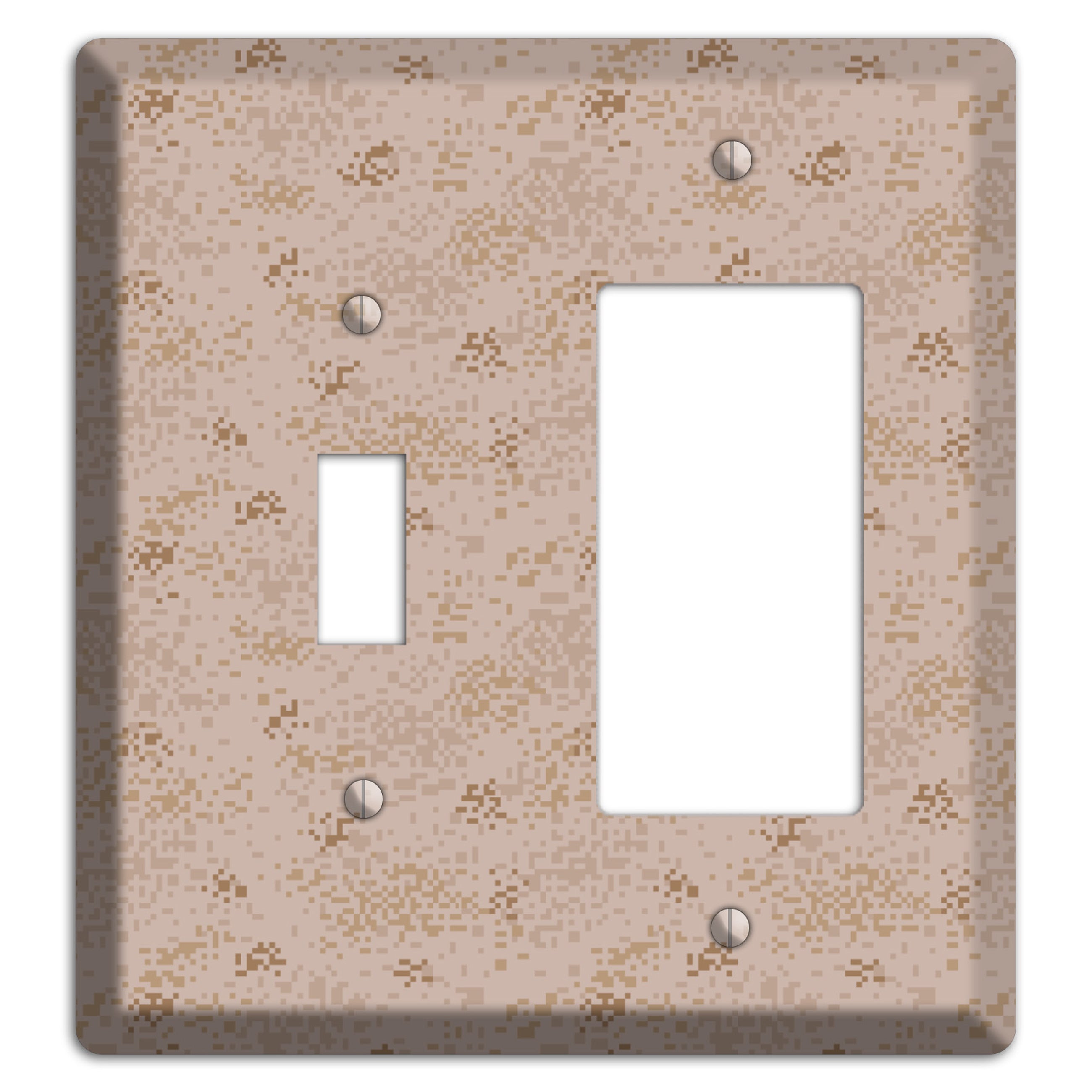 Marpat Desert Camo Toggle / Rocker Wallplate