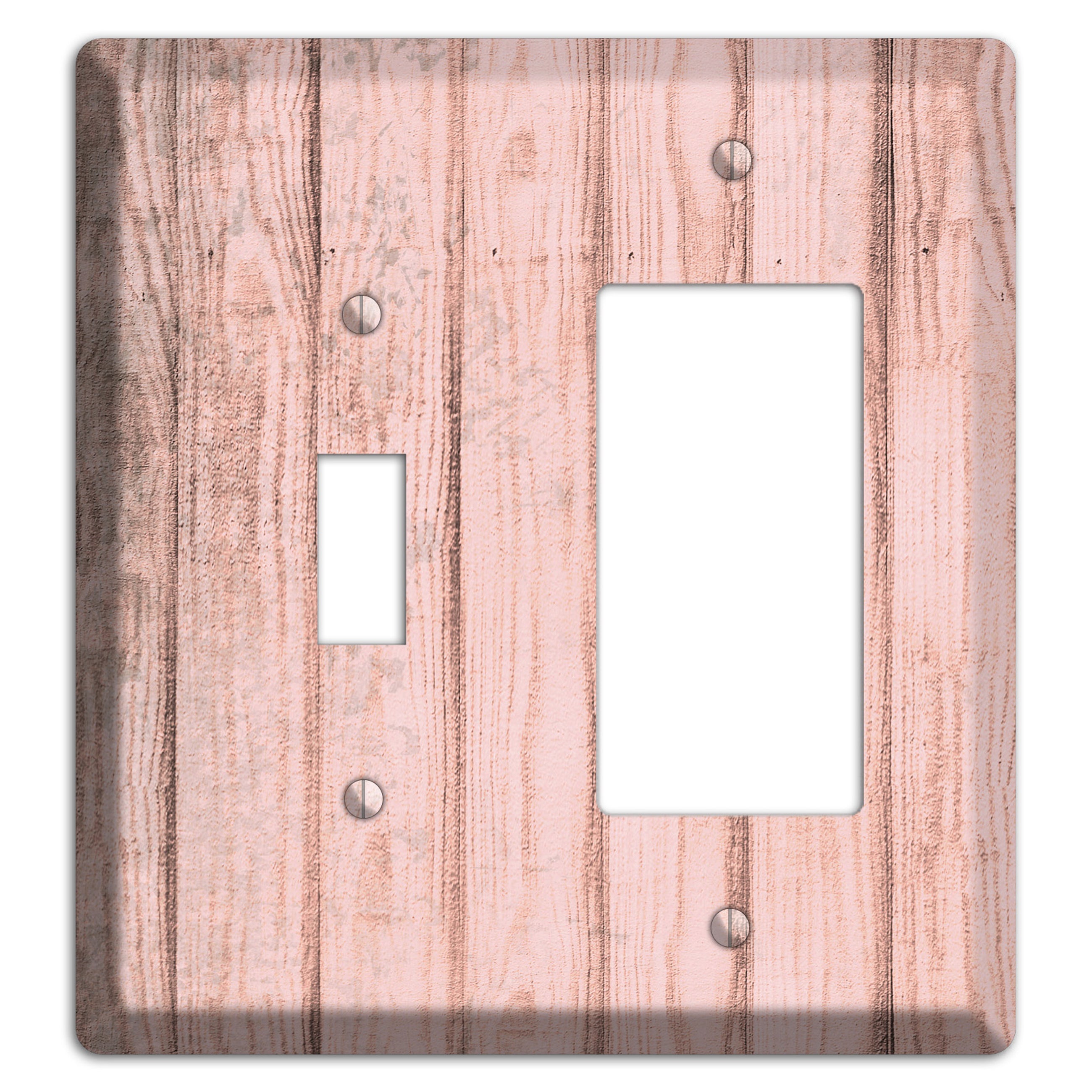 Beauty Bush Weathered Wood Toggle / Rocker Wallplate