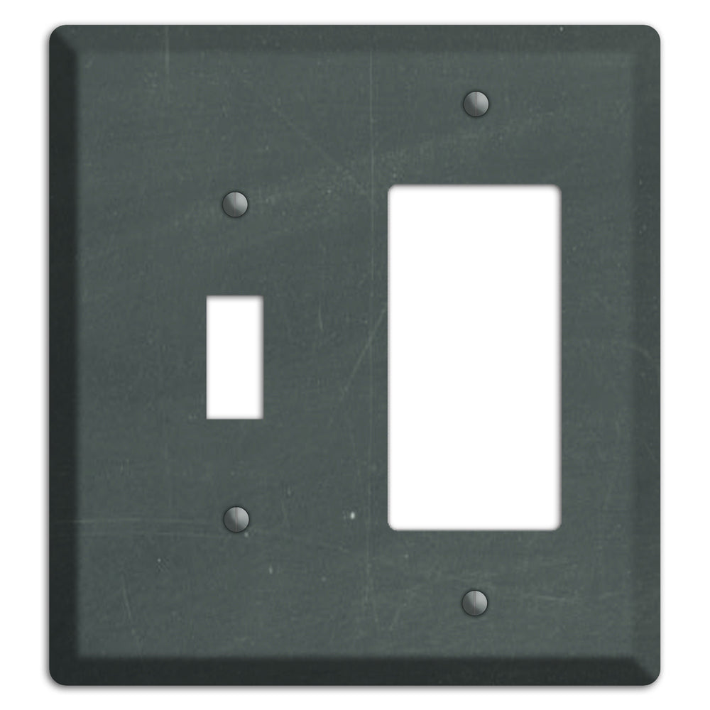 Chalk Dark Grey Toggle / Rocker Wallplate