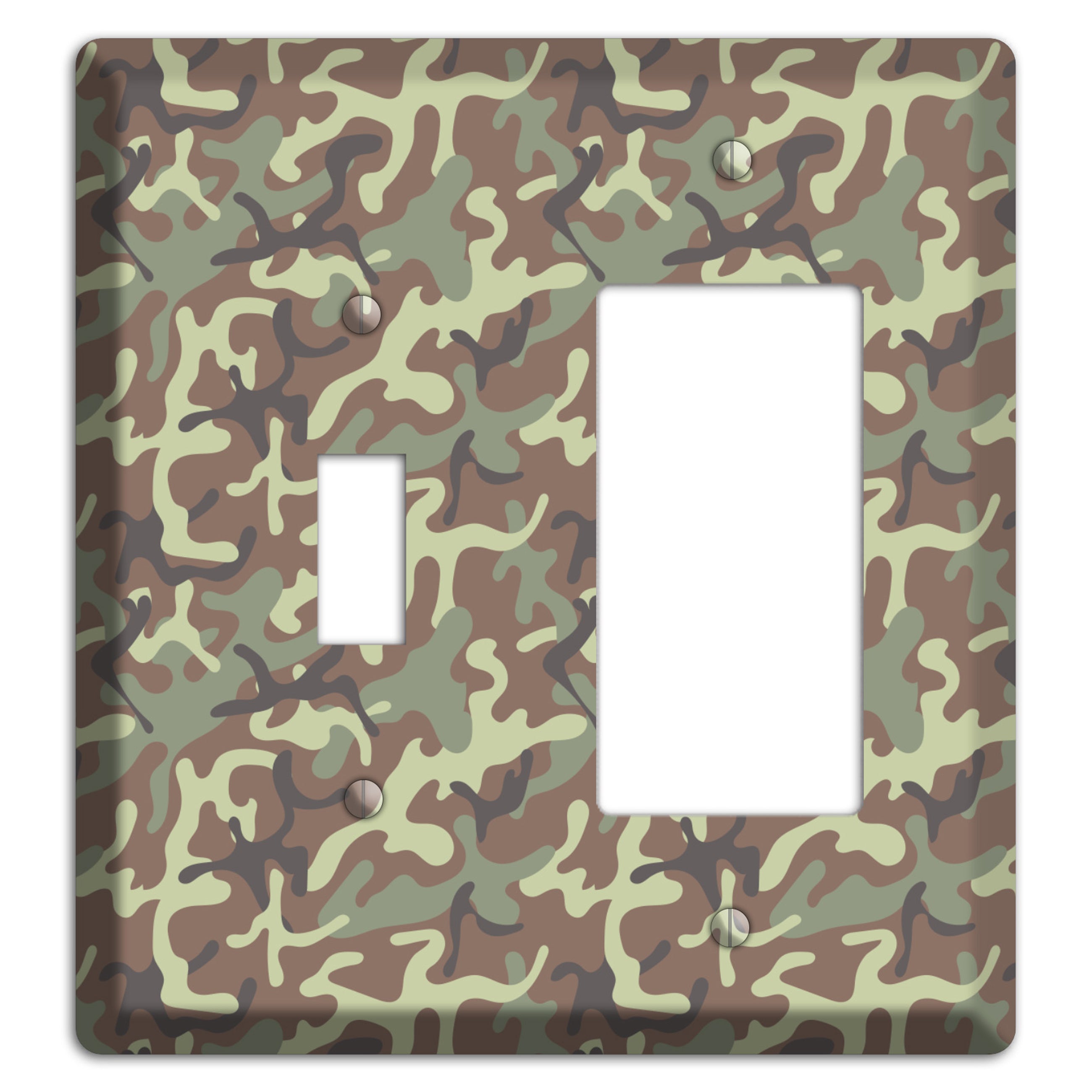Jungle 1948 Camo Toggle / Rocker Wallplate