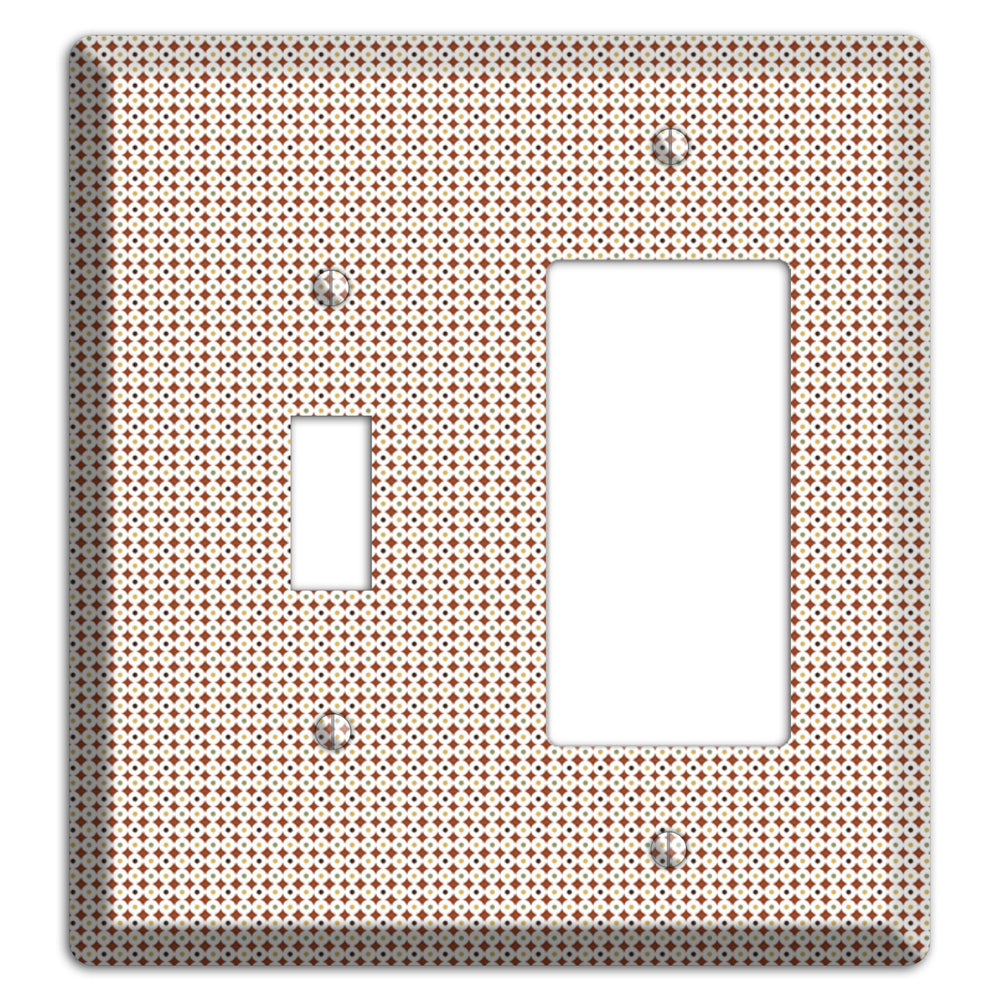 Beige Weave Toggle / Rocker Wallplate