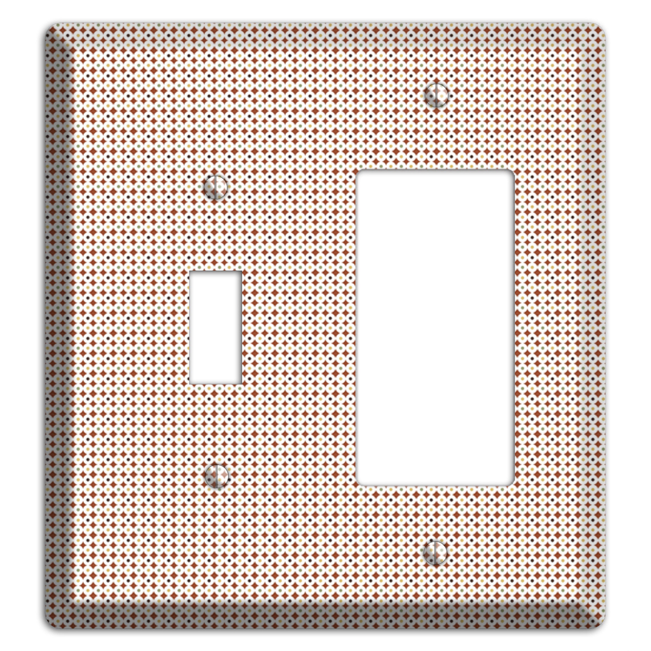 Beige Weave Toggle / Rocker Wallplate