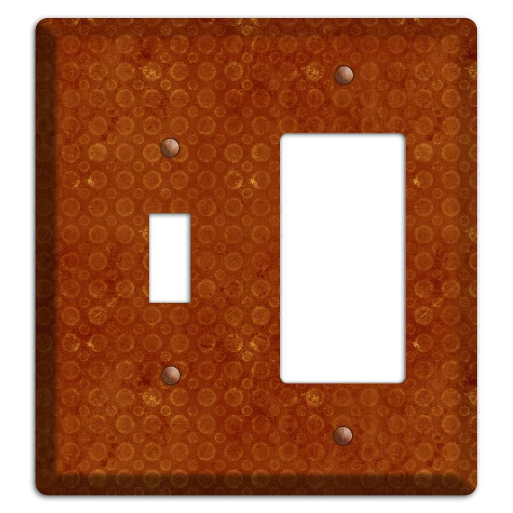 Red Circles Toggle / Rocker Wallplate
