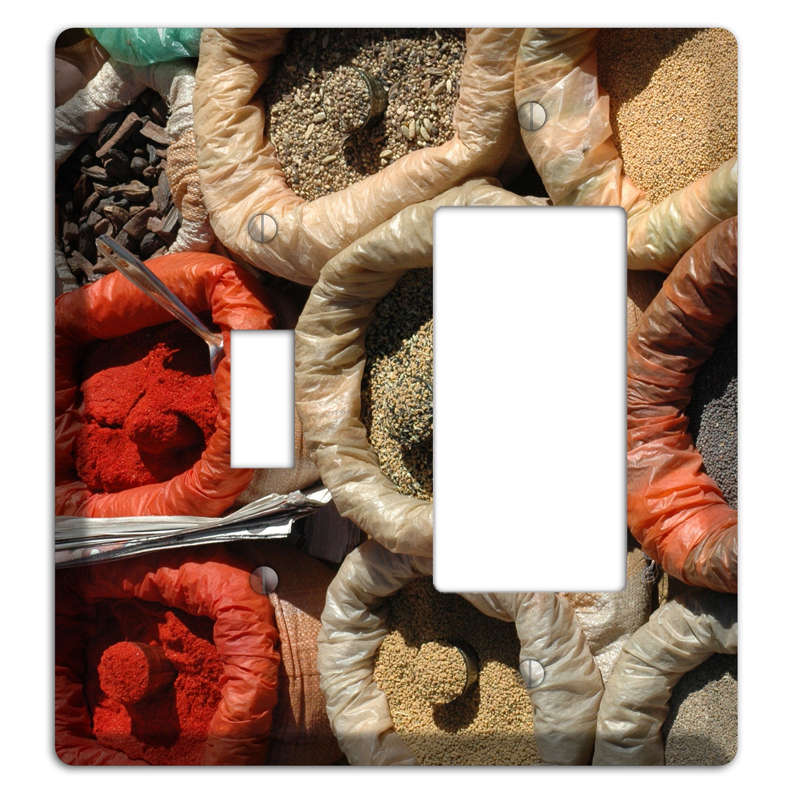 Spices Toggle / Rocker Wallplate