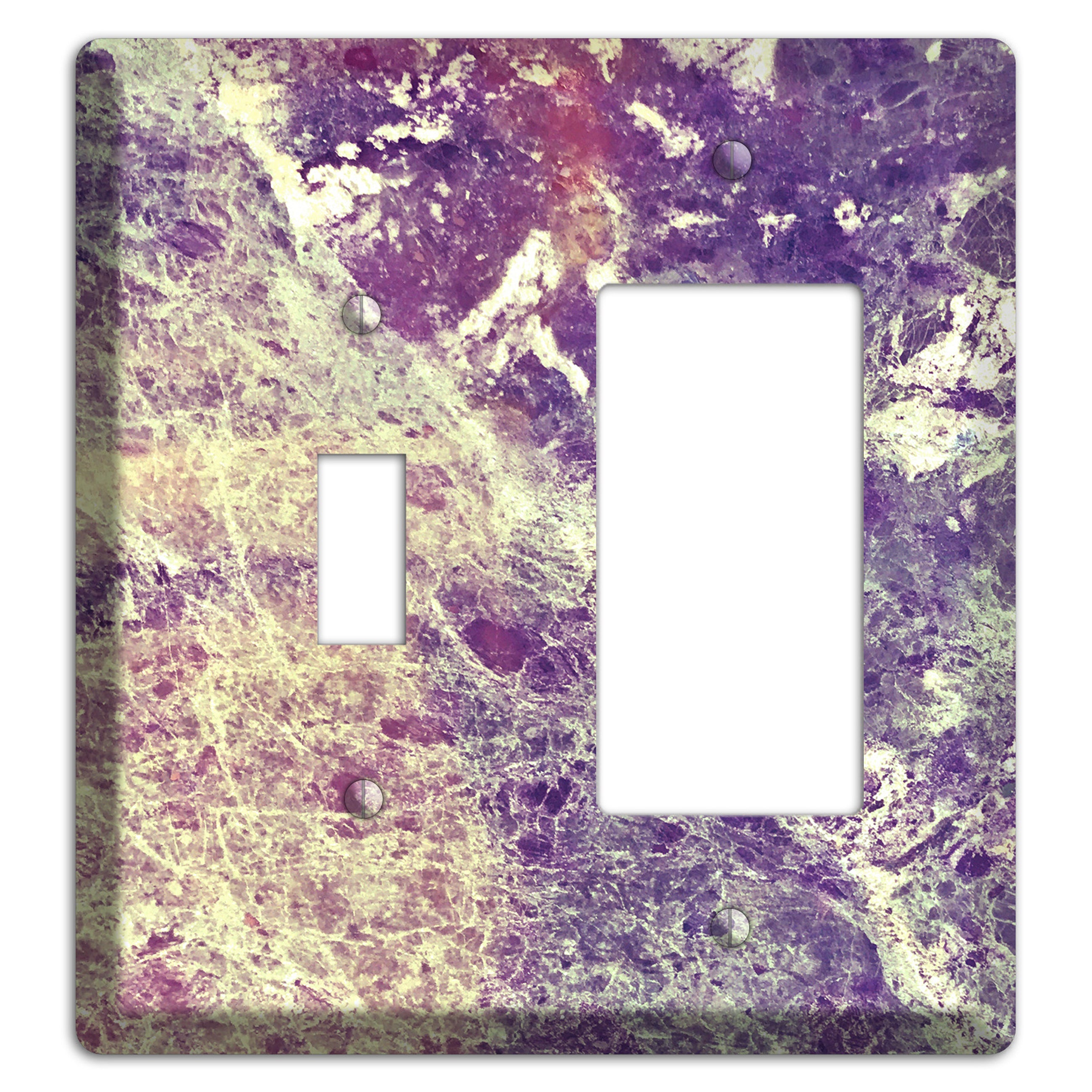 Mamba Marble Toggle / Rocker Wallplate