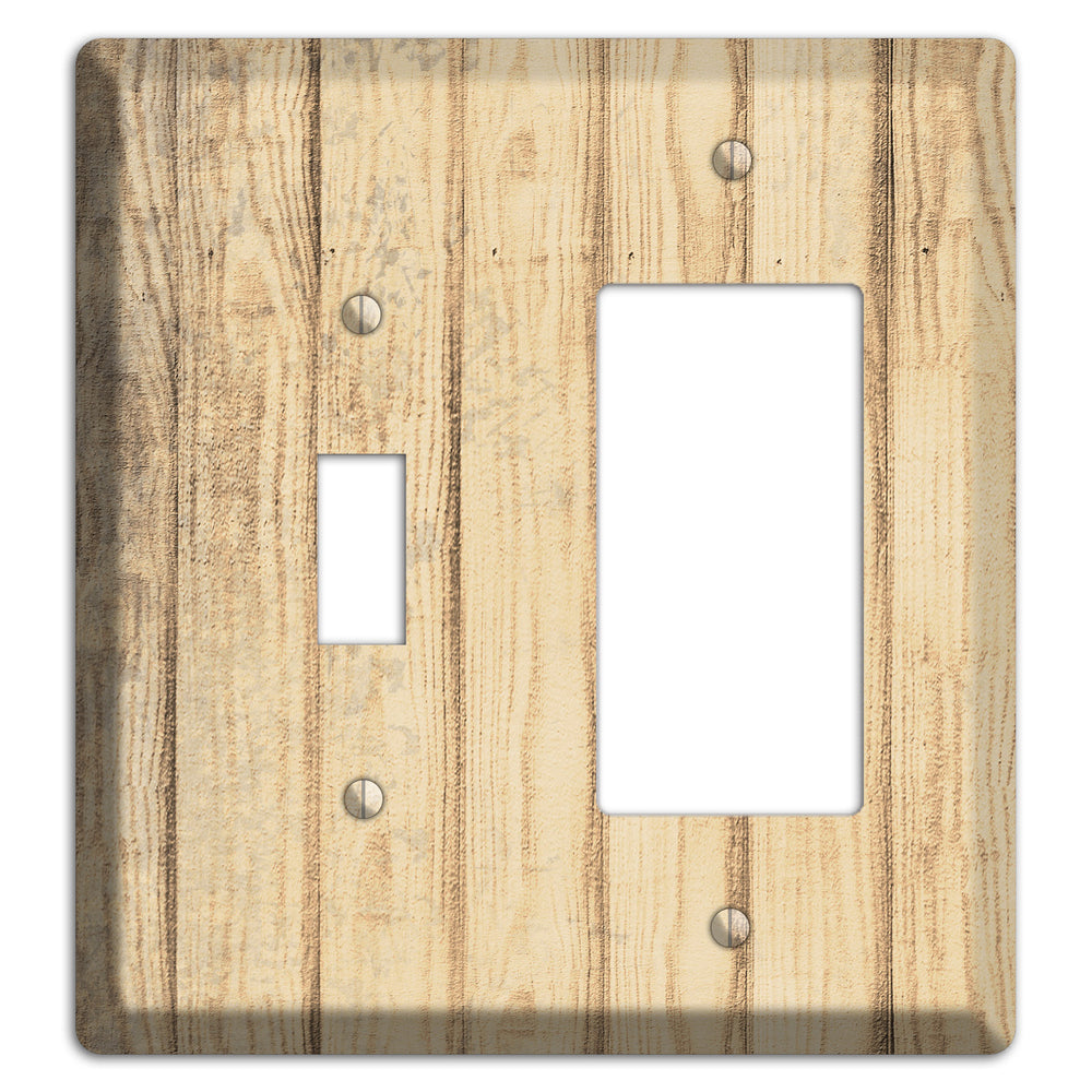 Hampton Weathered Wood Toggle / Rocker Wallplate