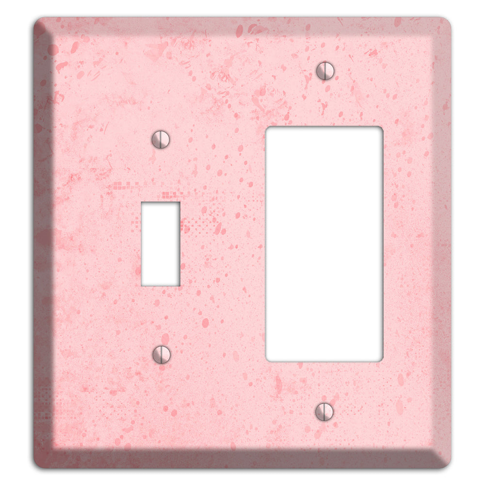 ShockingPpink Soft Coral Toggle / Rocker Wallplate