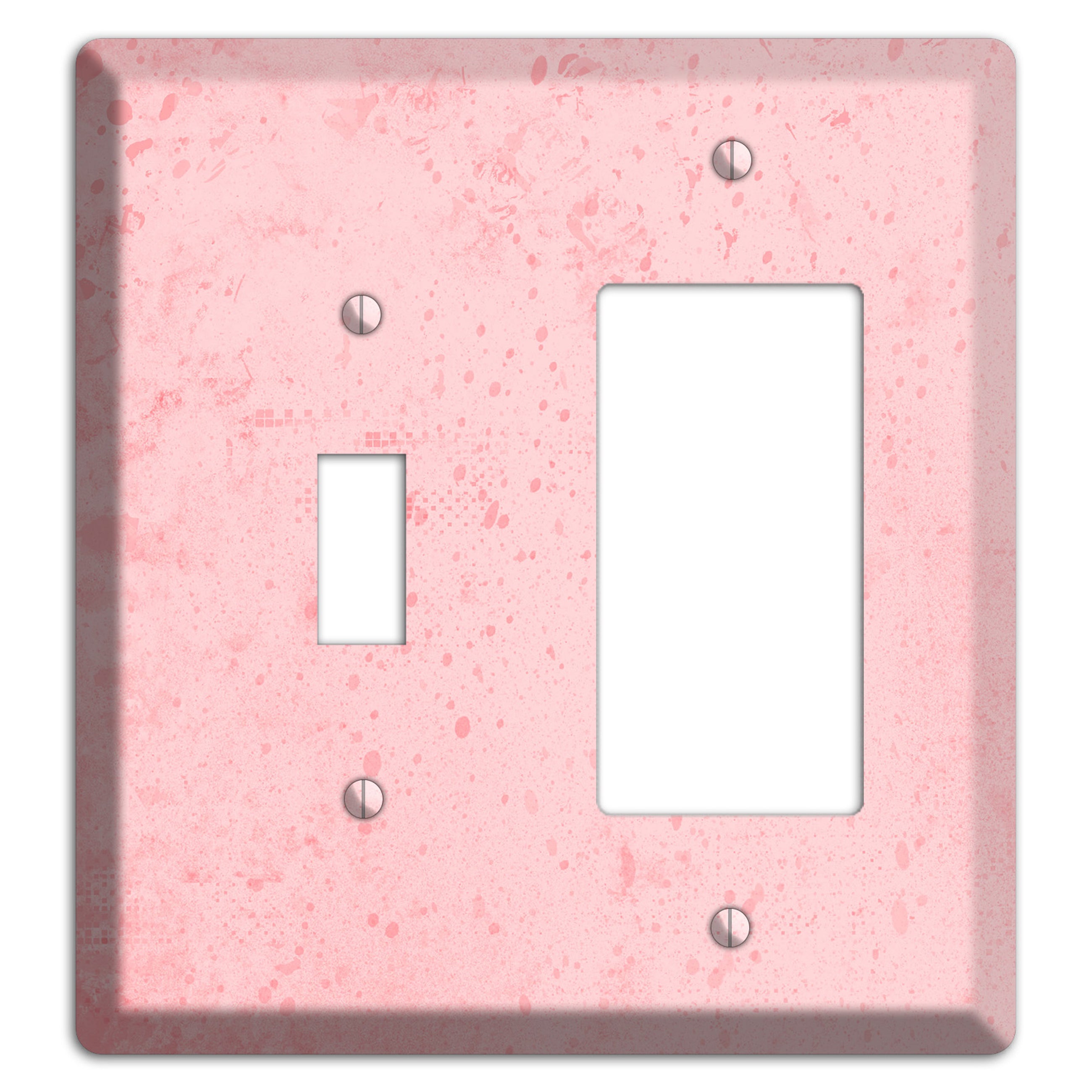 ShockingPpink Soft Coral Toggle / Rocker Wallplate