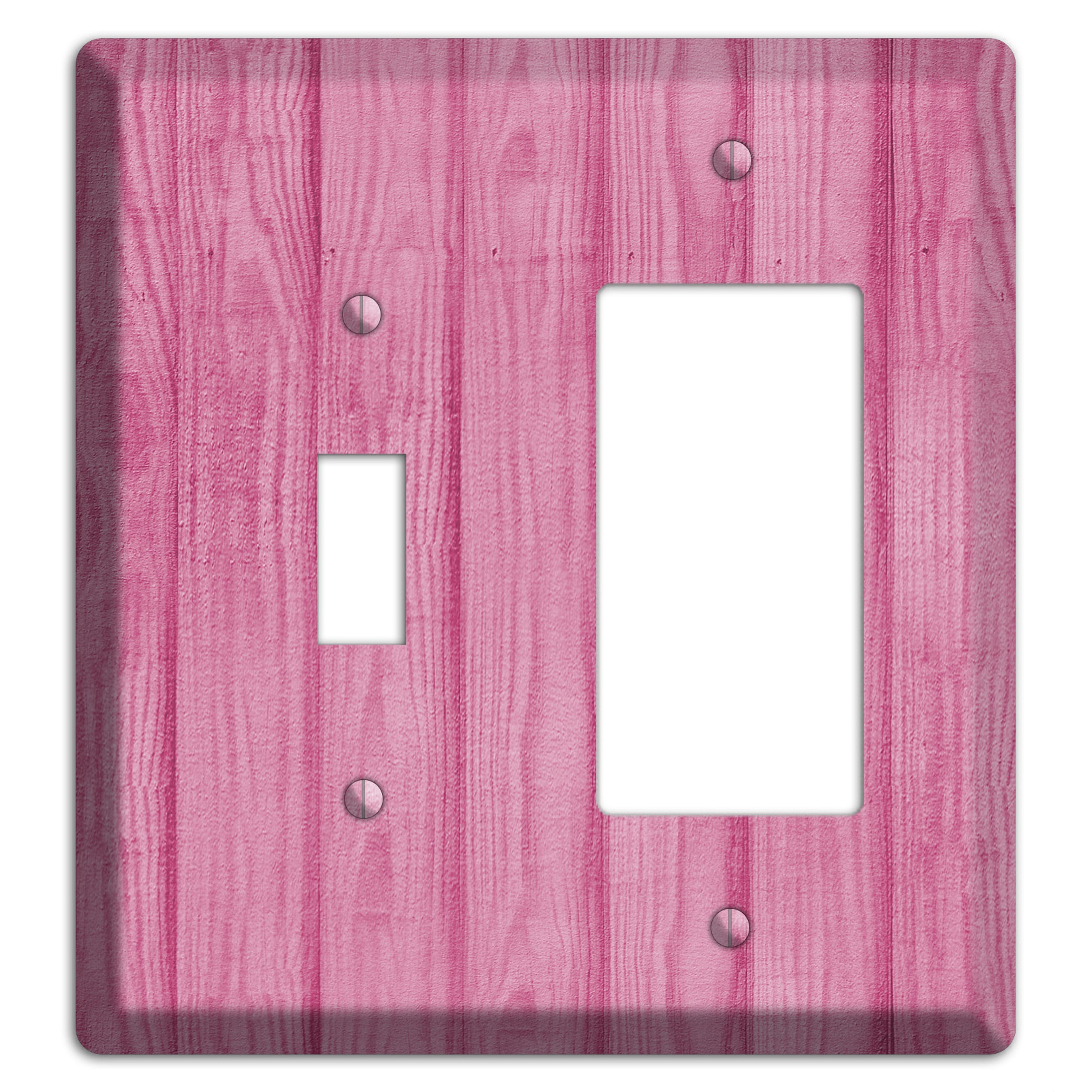 Can Can Pink Texture Toggle / Rocker Wallplate