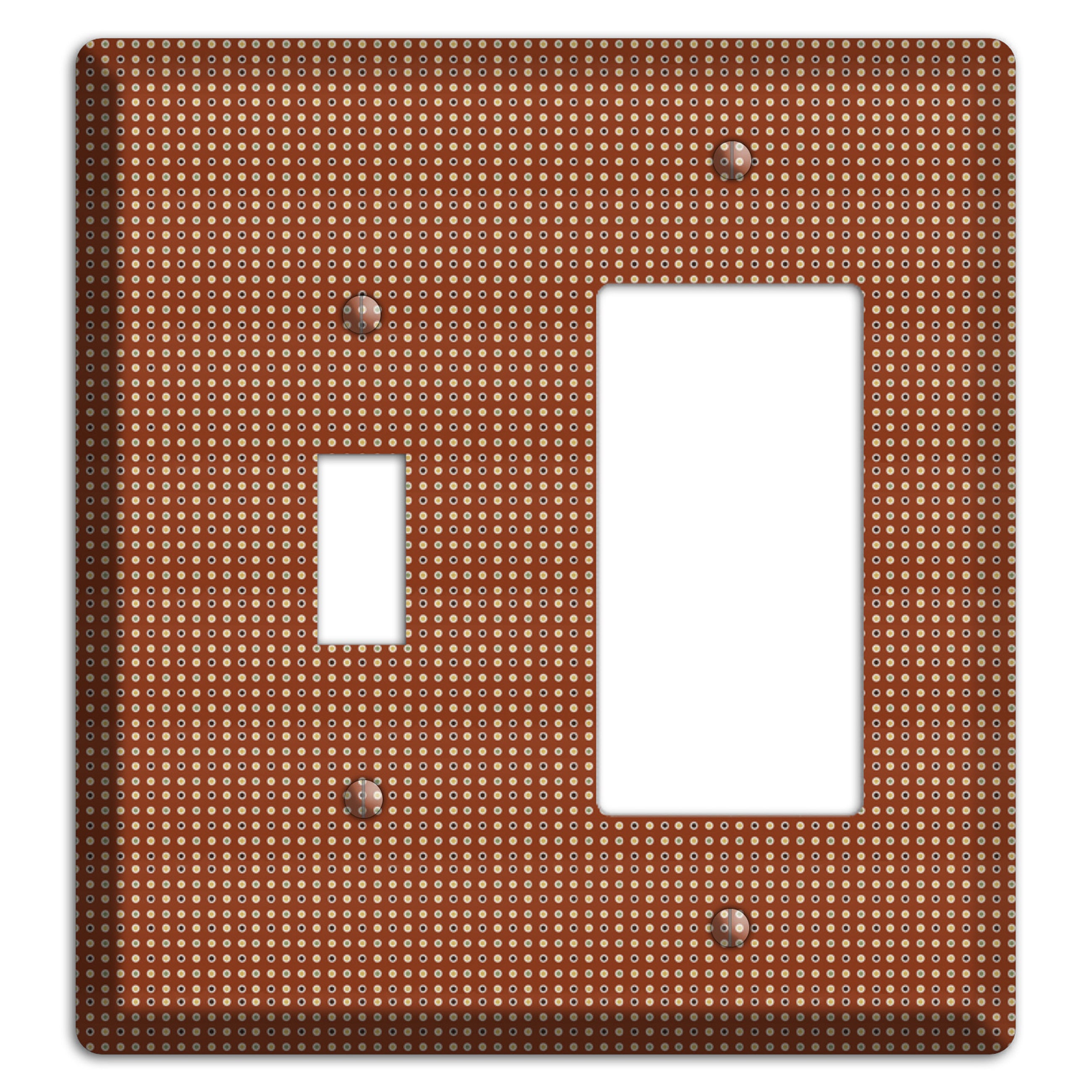 Maroon Weave Toggle / Rocker Wallplate