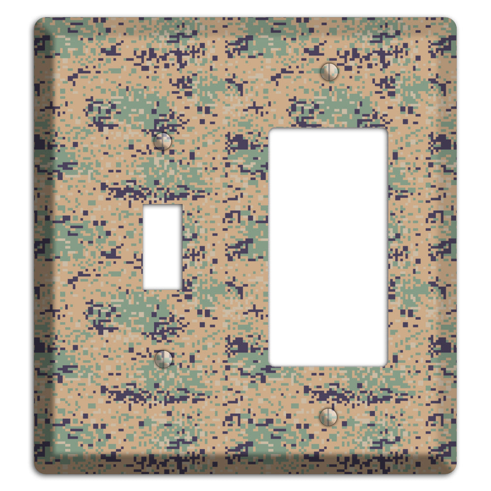 Marpat Woodland Camo Toggle / Rocker Wallplate