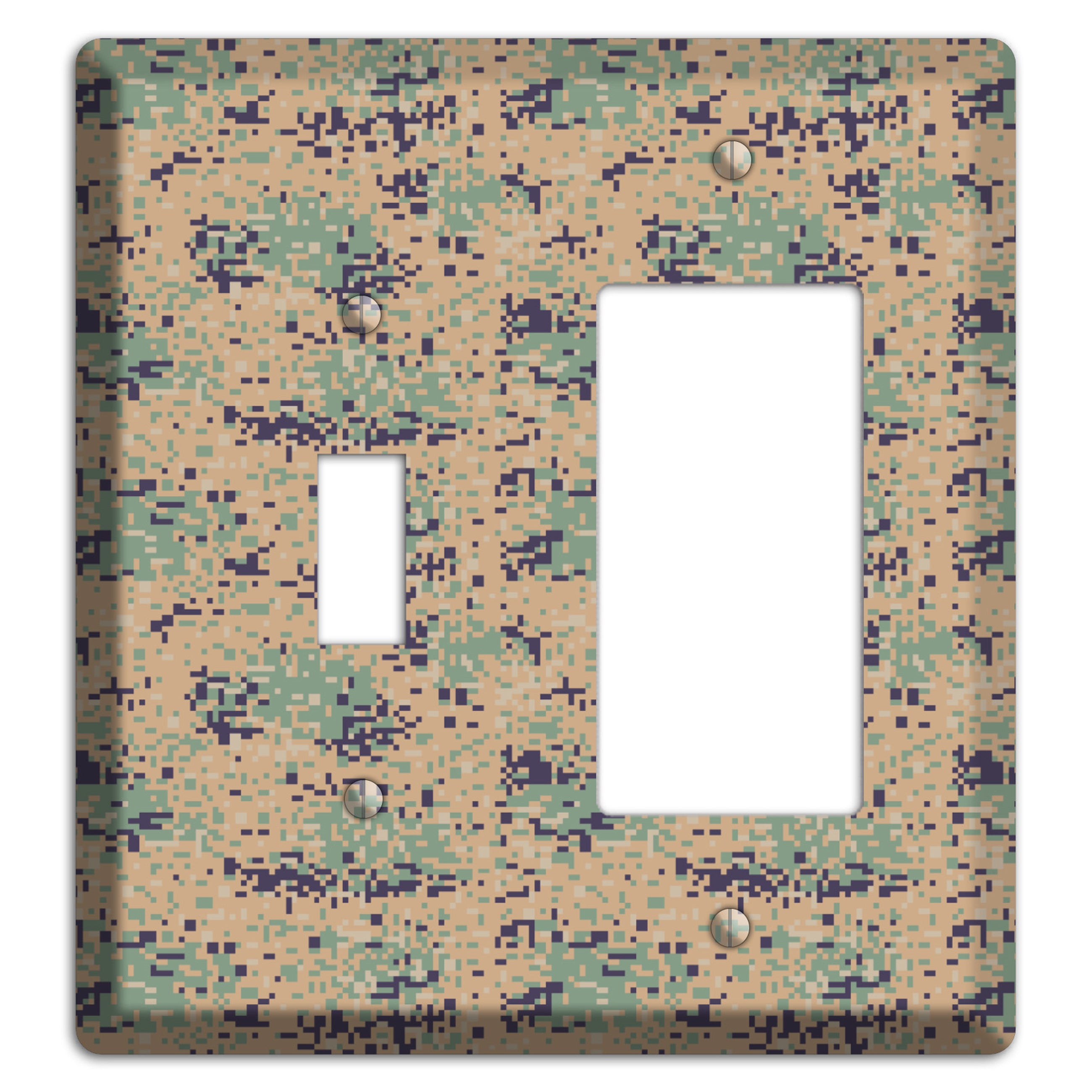 Marpat Woodland Camo Toggle / Rocker Wallplate