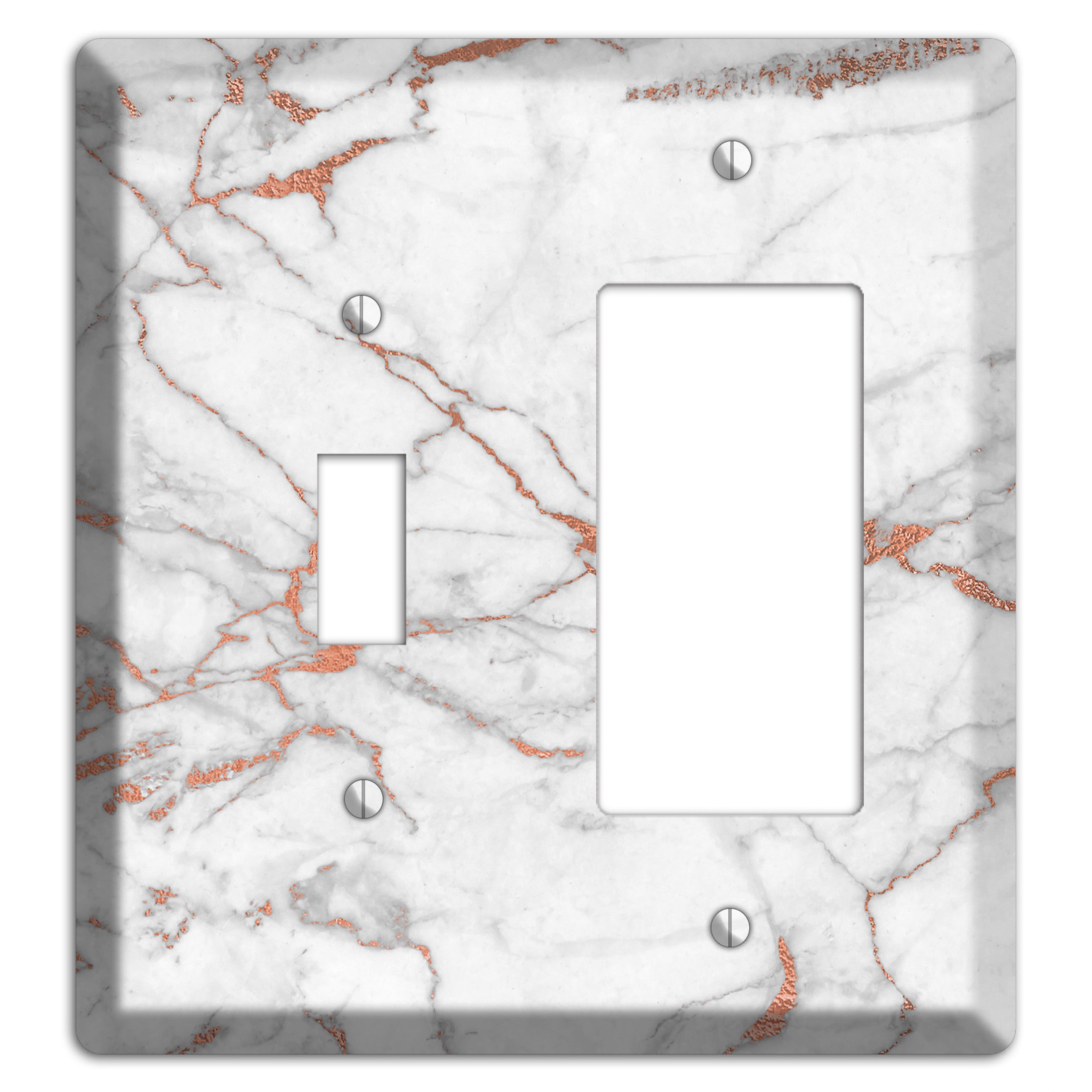 Copperfield Copper Toggle / Rocker Wallplate