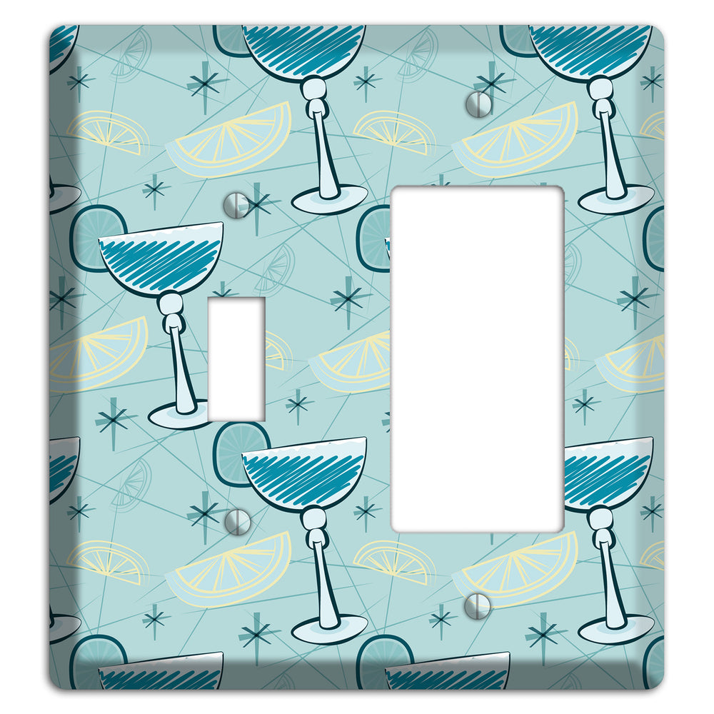 Cocktails Toggle / Rocker Wallplate