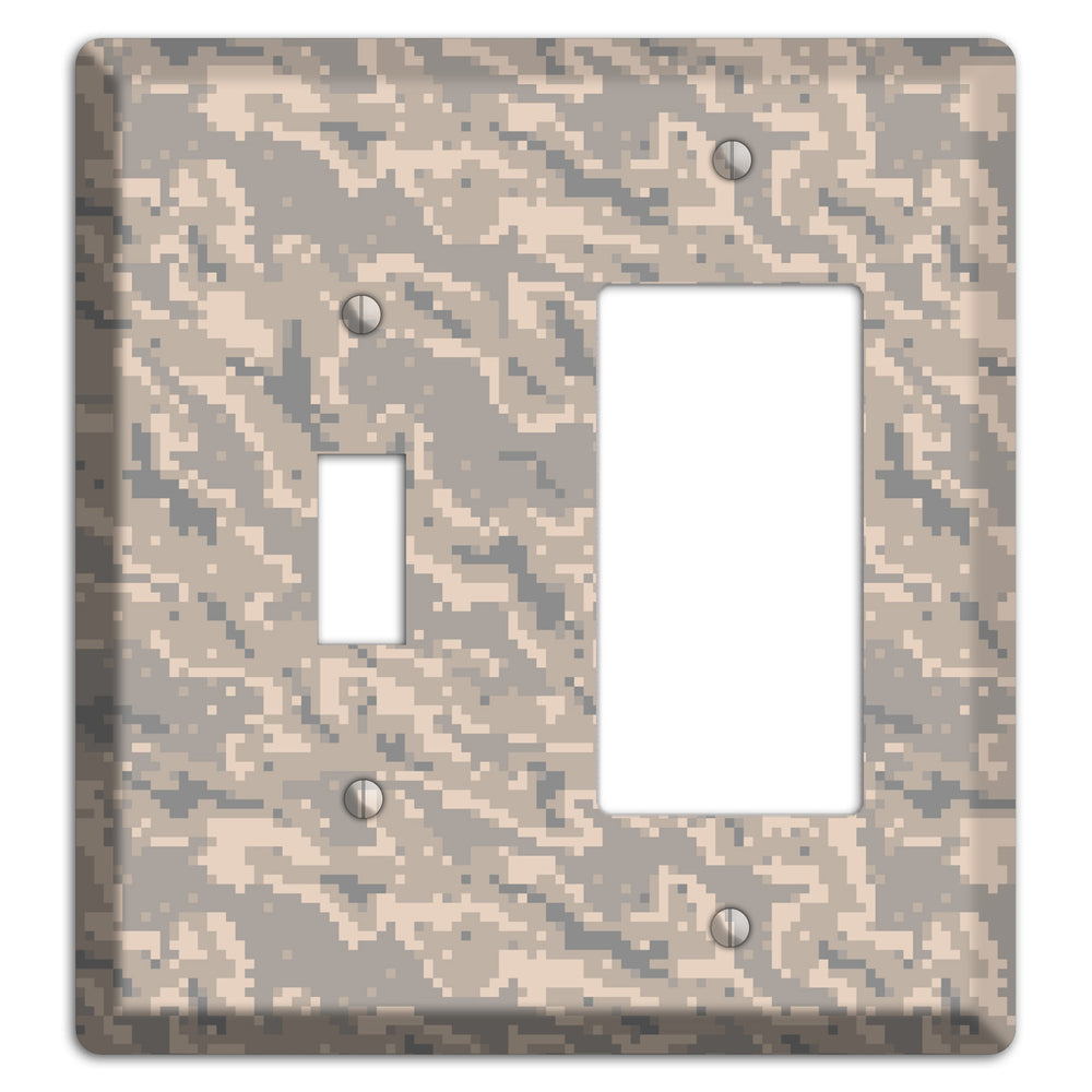 UCAF Tiger Stripe 1 Camo Toggle / Rocker Wallplate