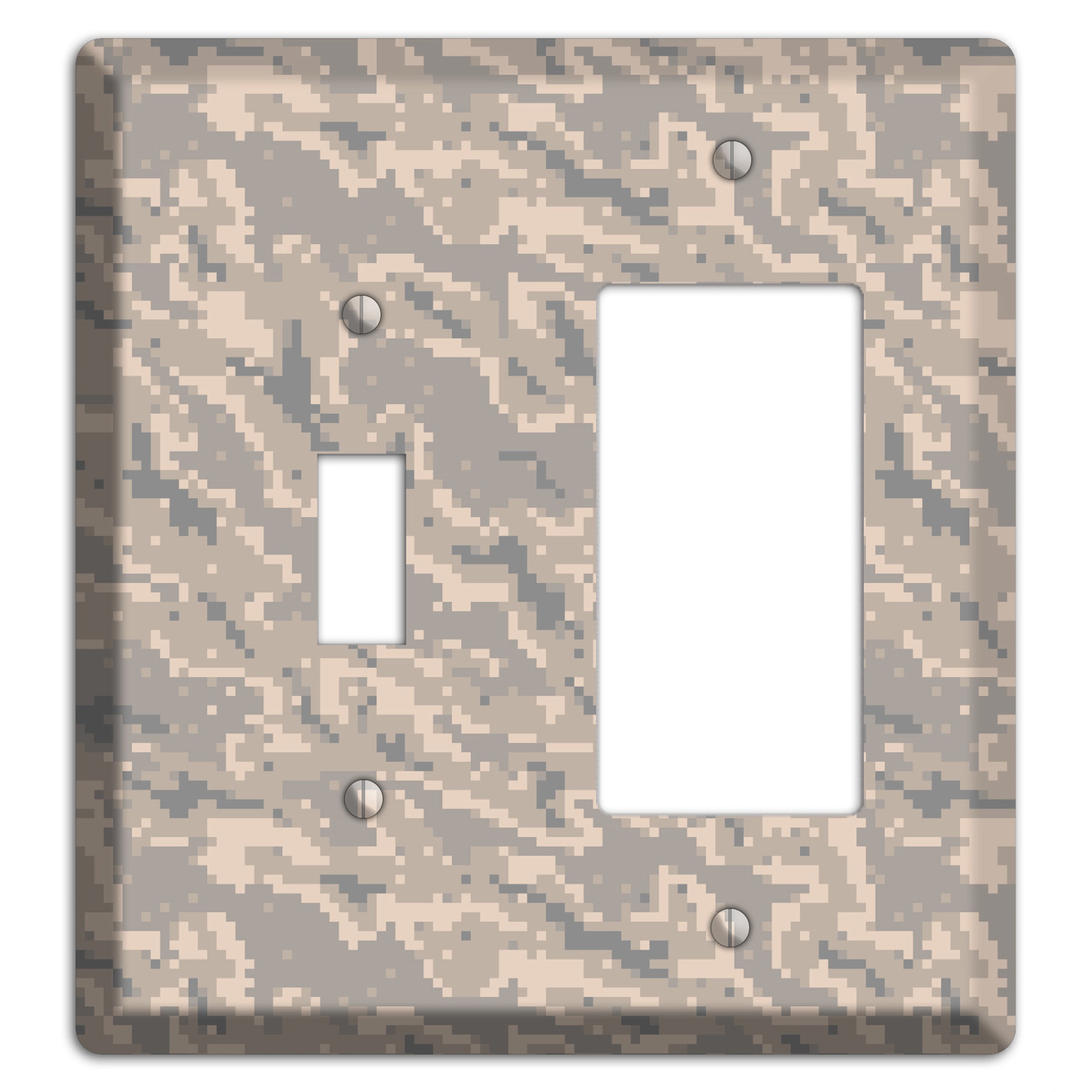 UCAF Tiger Stripe 1 Camo Toggle / Rocker Wallplate
