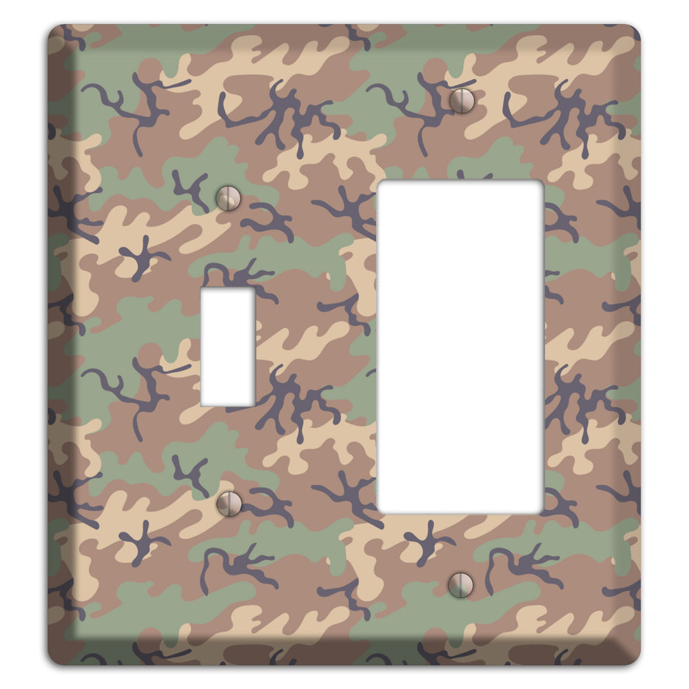 Jungle 1968 Camo Toggle / Rocker Wallplate