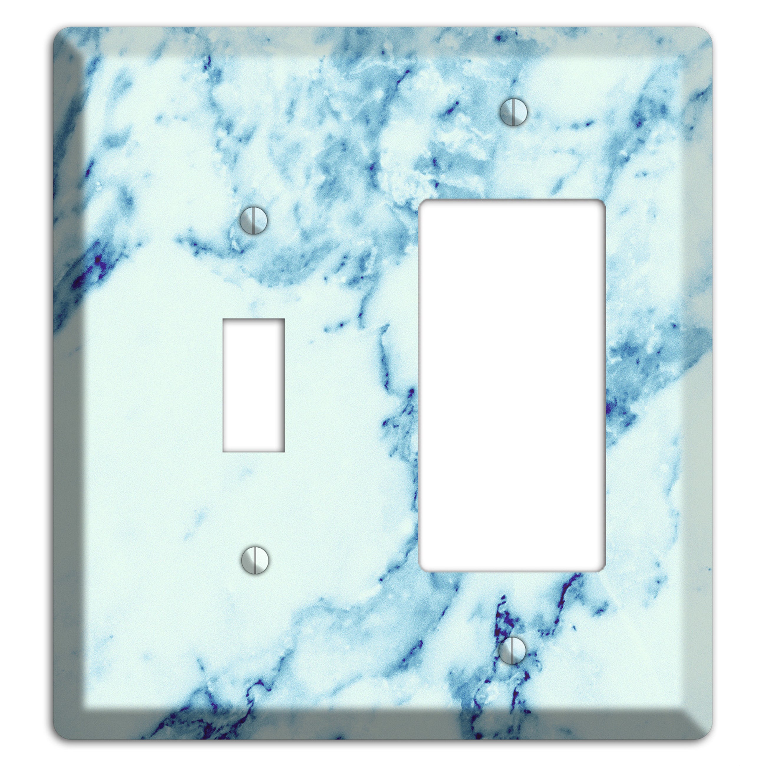 Polar Marble Toggle / Rocker Wallplate