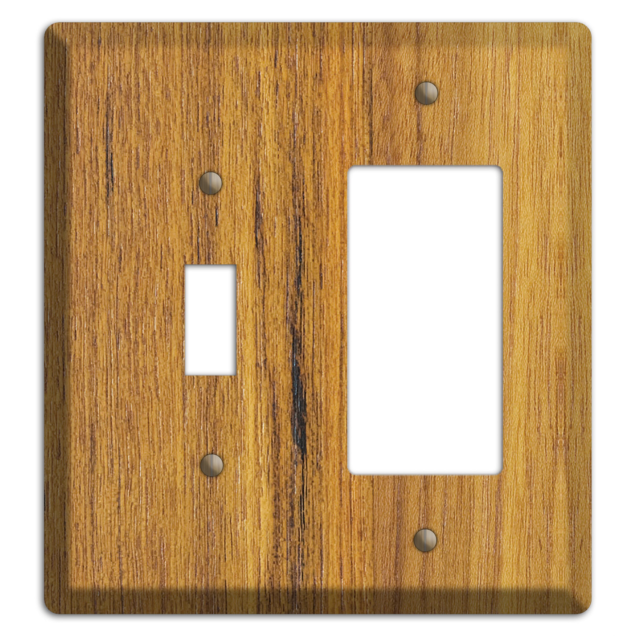 Teak Wood Toggle / Rocker Cover Plate