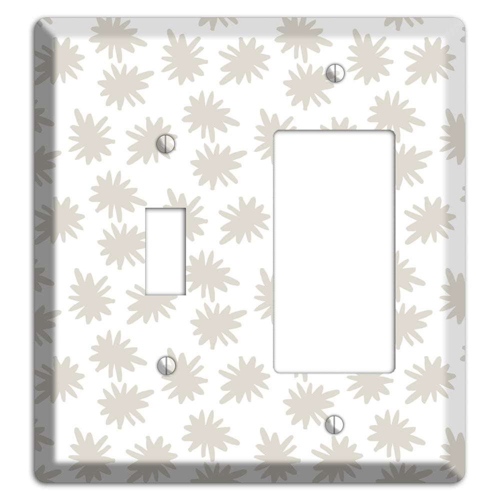 Simple Scandanavian Style CC Toggle / Rocker Wallplate