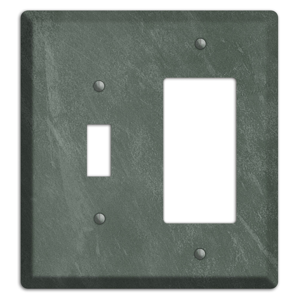 Chalk Dark Green Toggle / Rocker Wallplate
