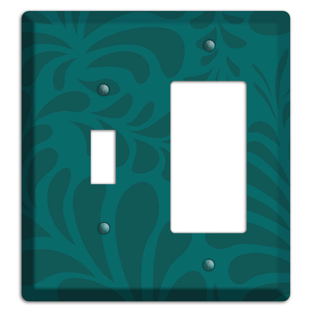 Jade Herati Toggle / Rocker Wallplate