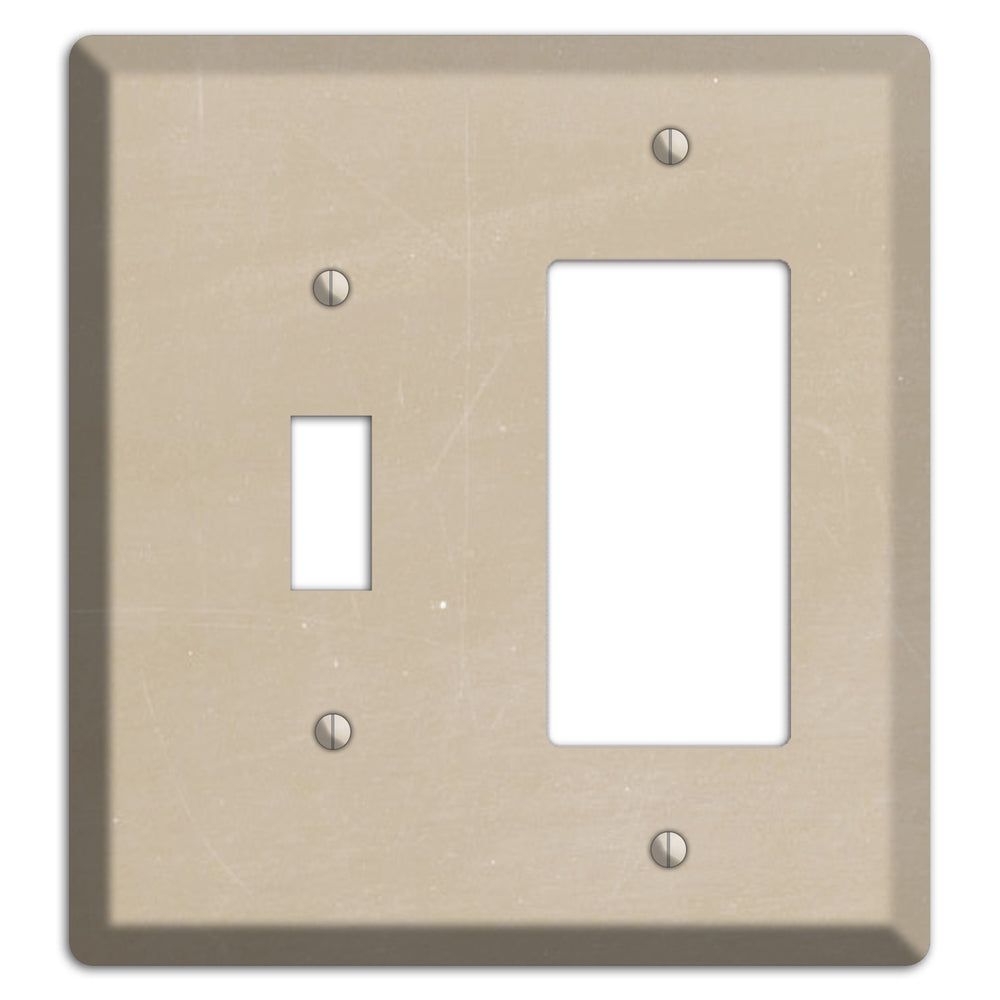 Chalk Tan Toggle / Rocker Wallplate