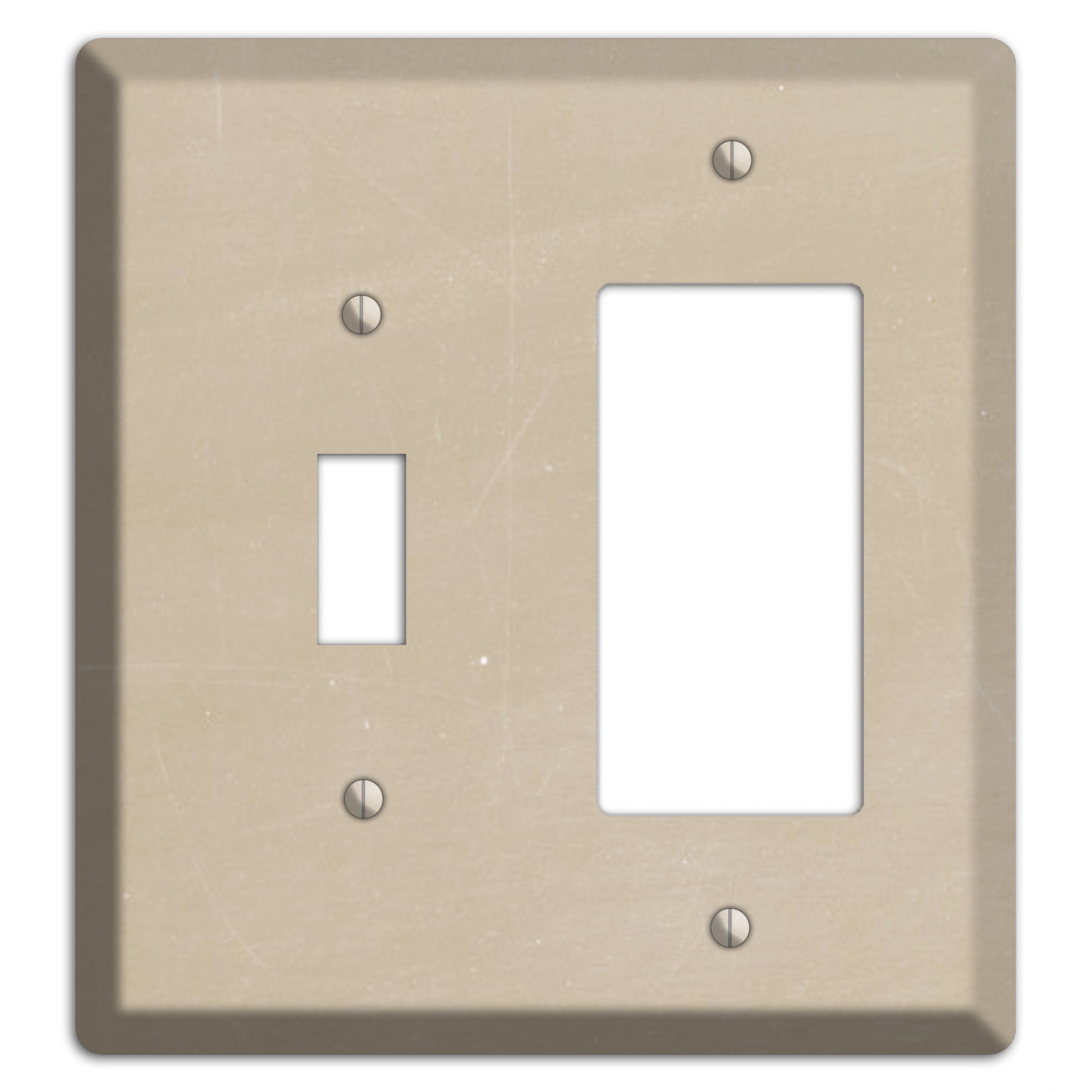 Chalk Tan Toggle / Rocker Wallplate