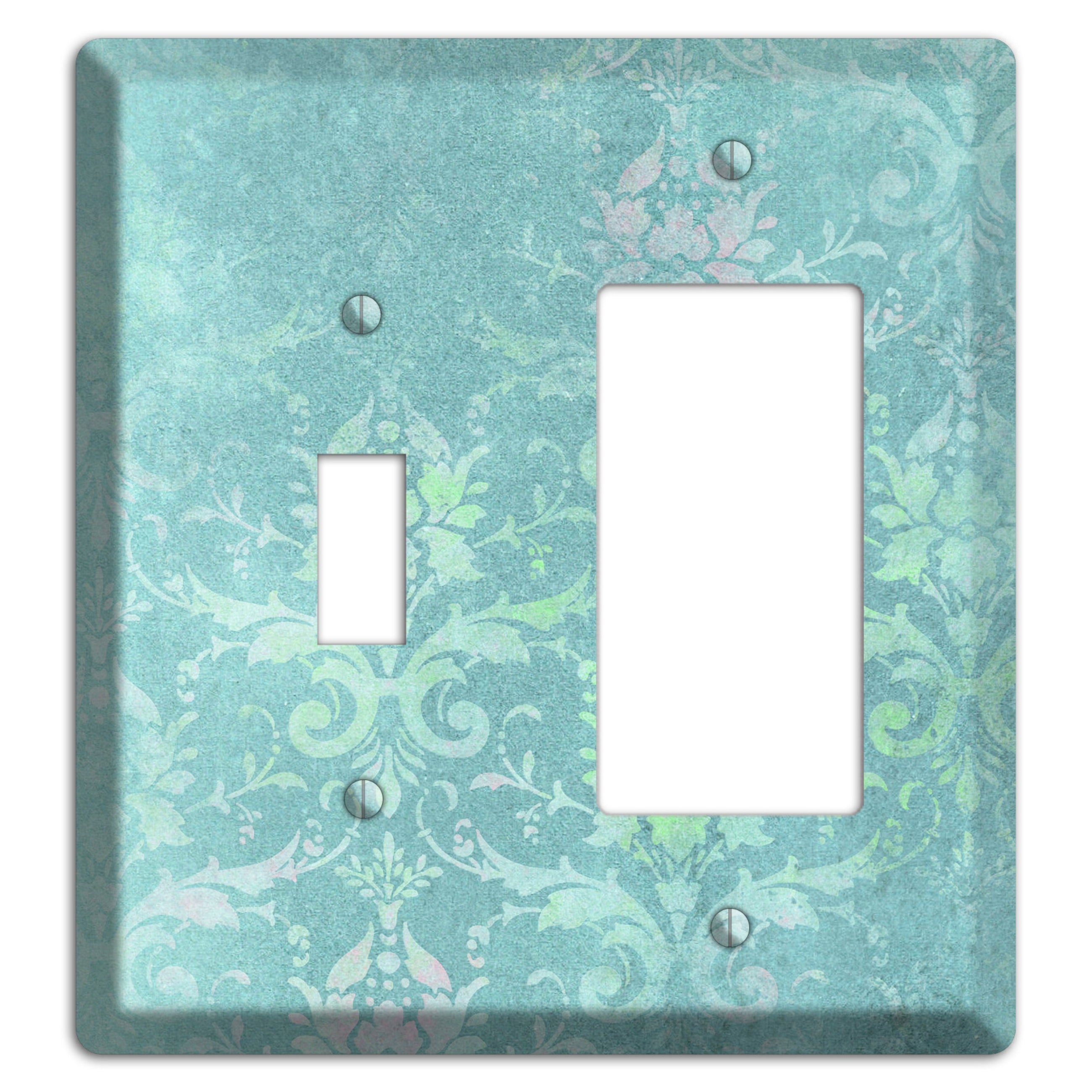 Logan Whimsical Damask Toggle / Rocker Wallplate