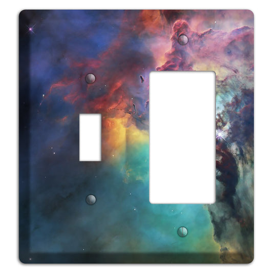 Lagoon Nebula Toggle / Rocker Wallplate