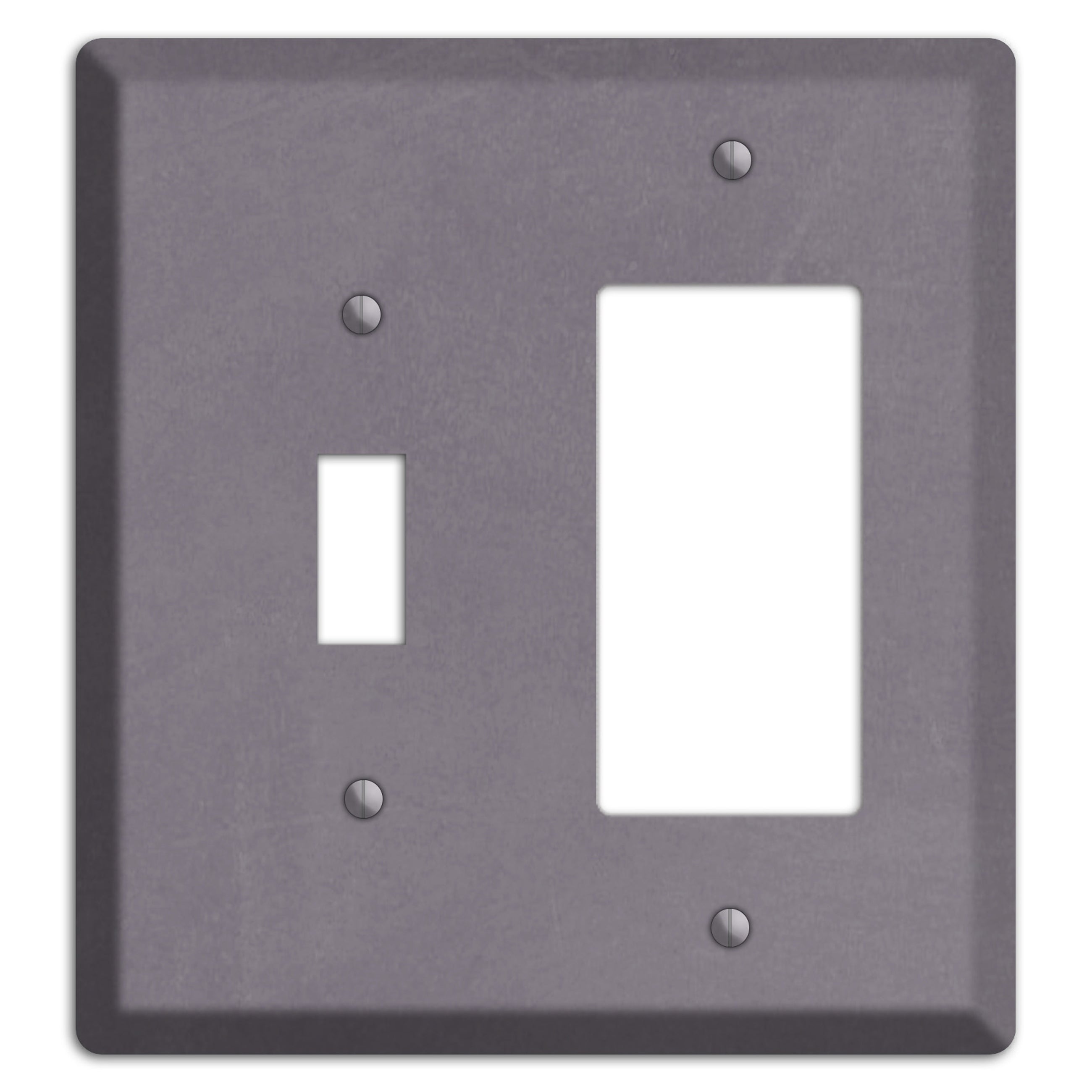 Chalk Purple Toggle / Rocker Wallplate