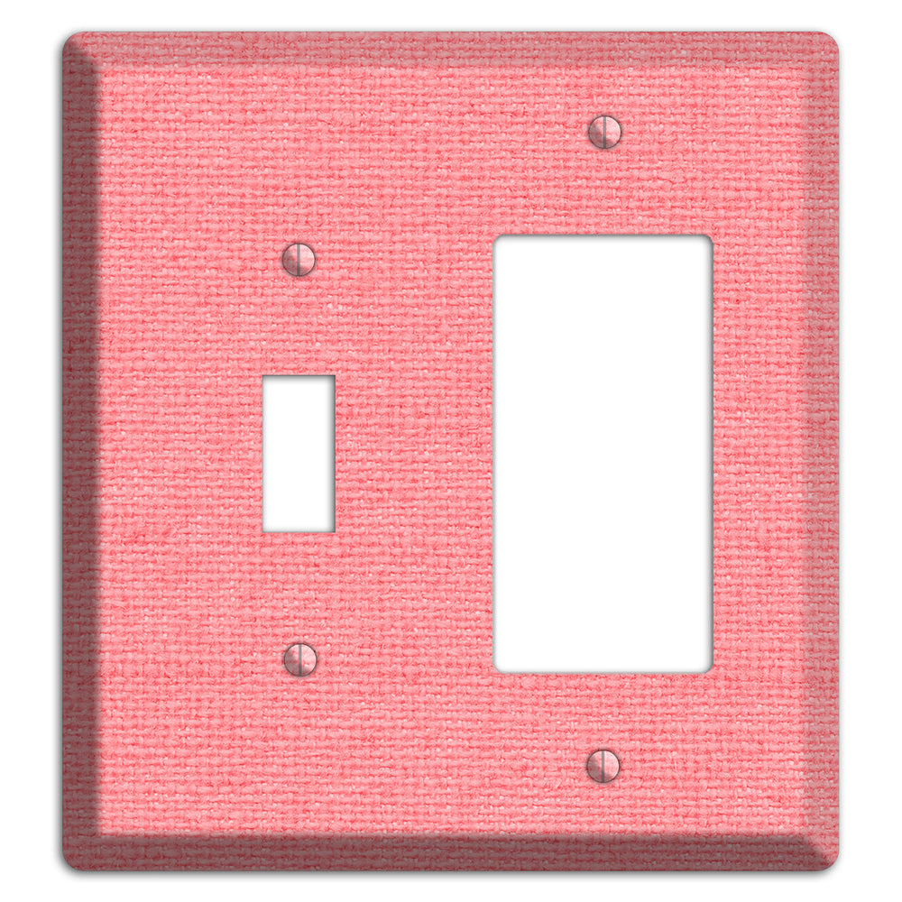 Sweet Pink Soft Coral Toggle / Rocker Wallplate