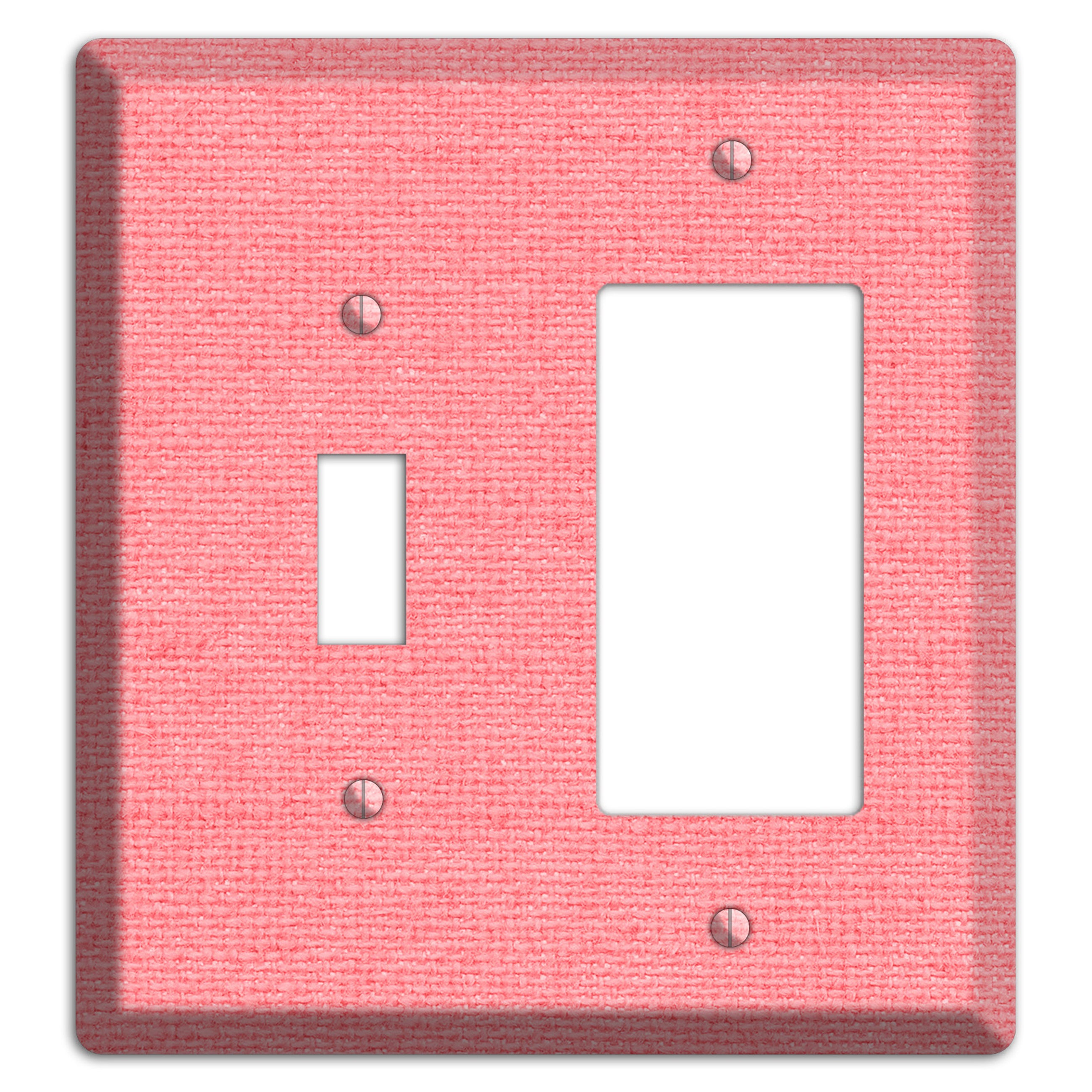 Sweet Pink Soft Coral Toggle / Rocker Wallplate