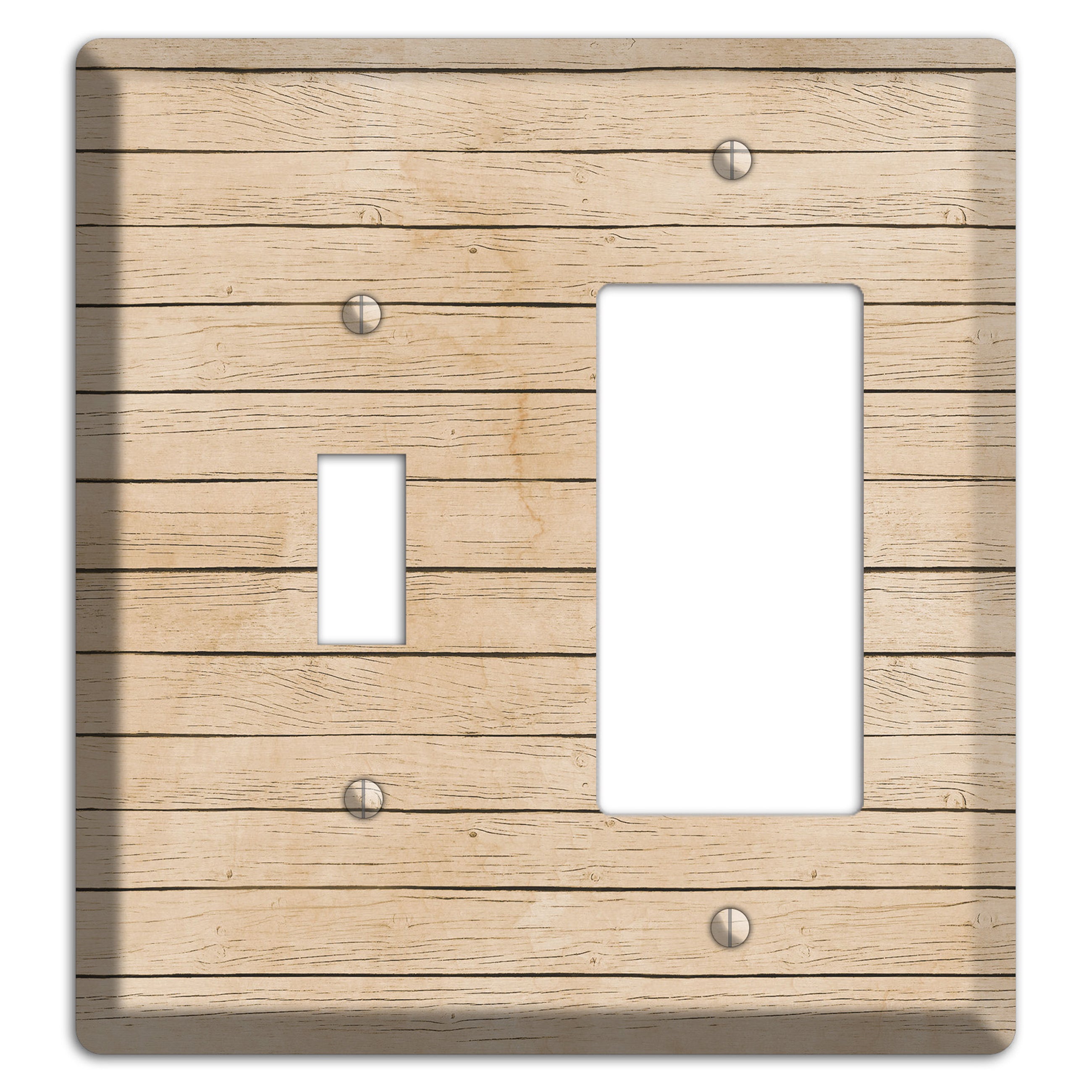 Akaroa Neutral Texture Toggle / Rocker Wallplate