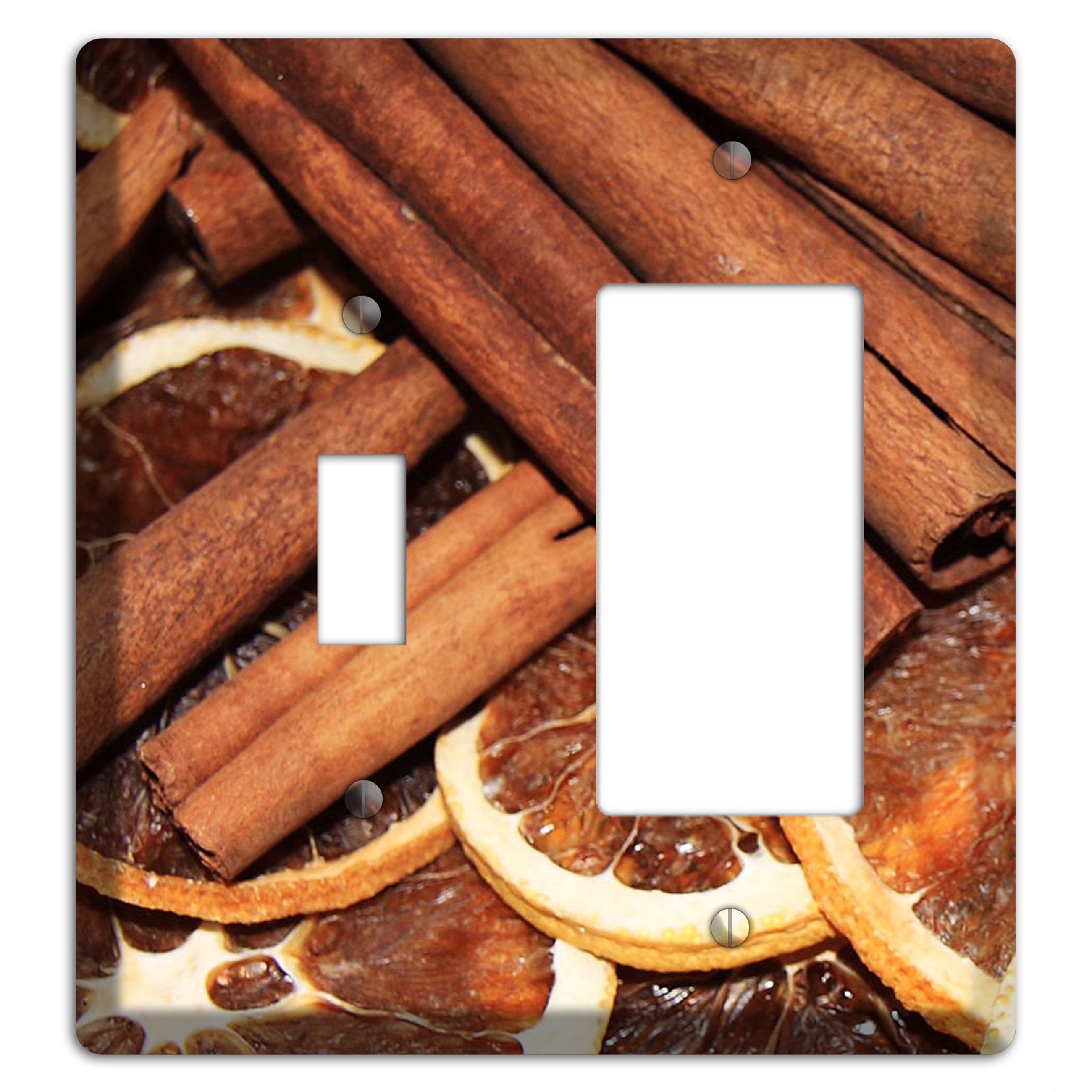 Cinnamon Toggle / Rocker Wallplate