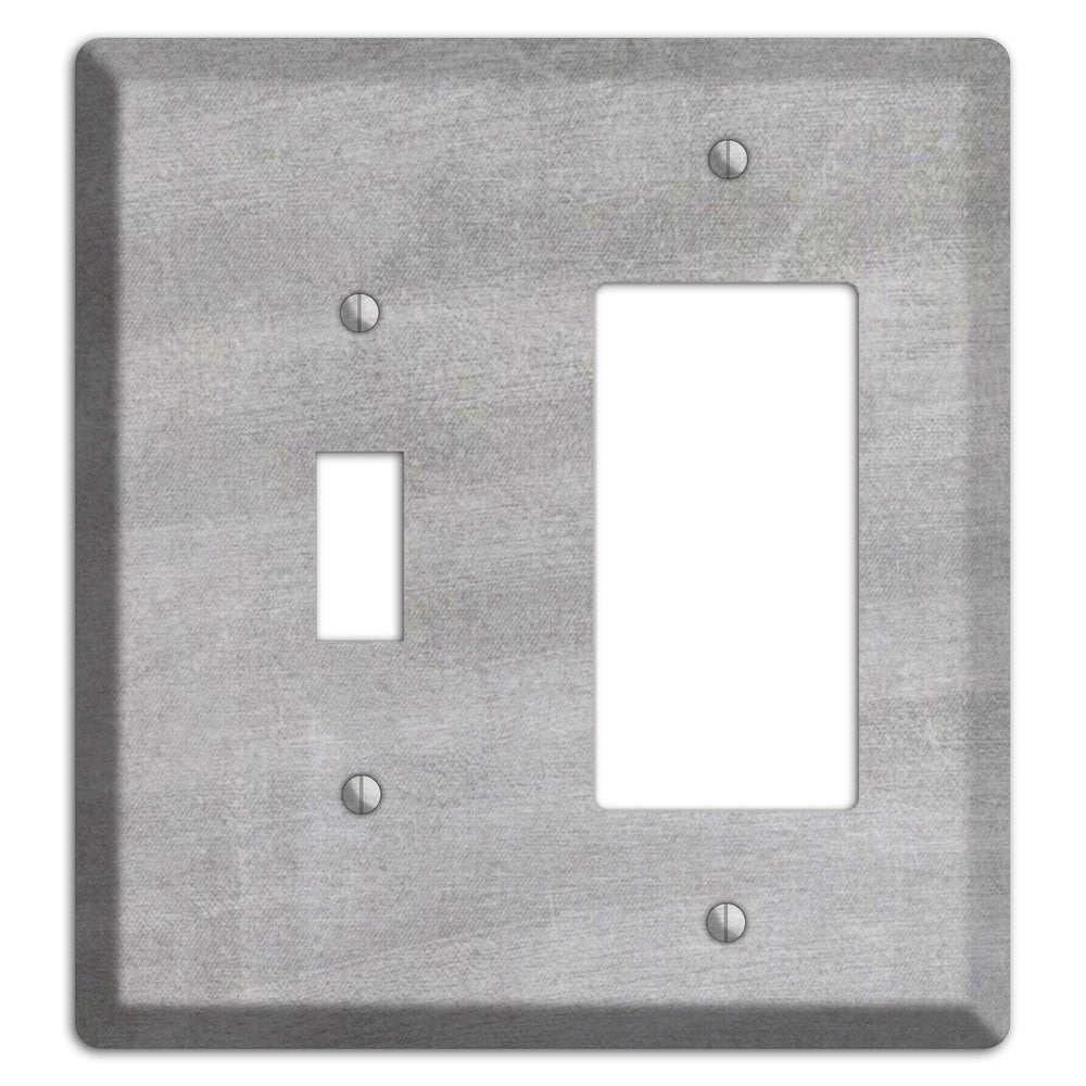 Chalk Light Grey Toggle / Rocker Wallplate
